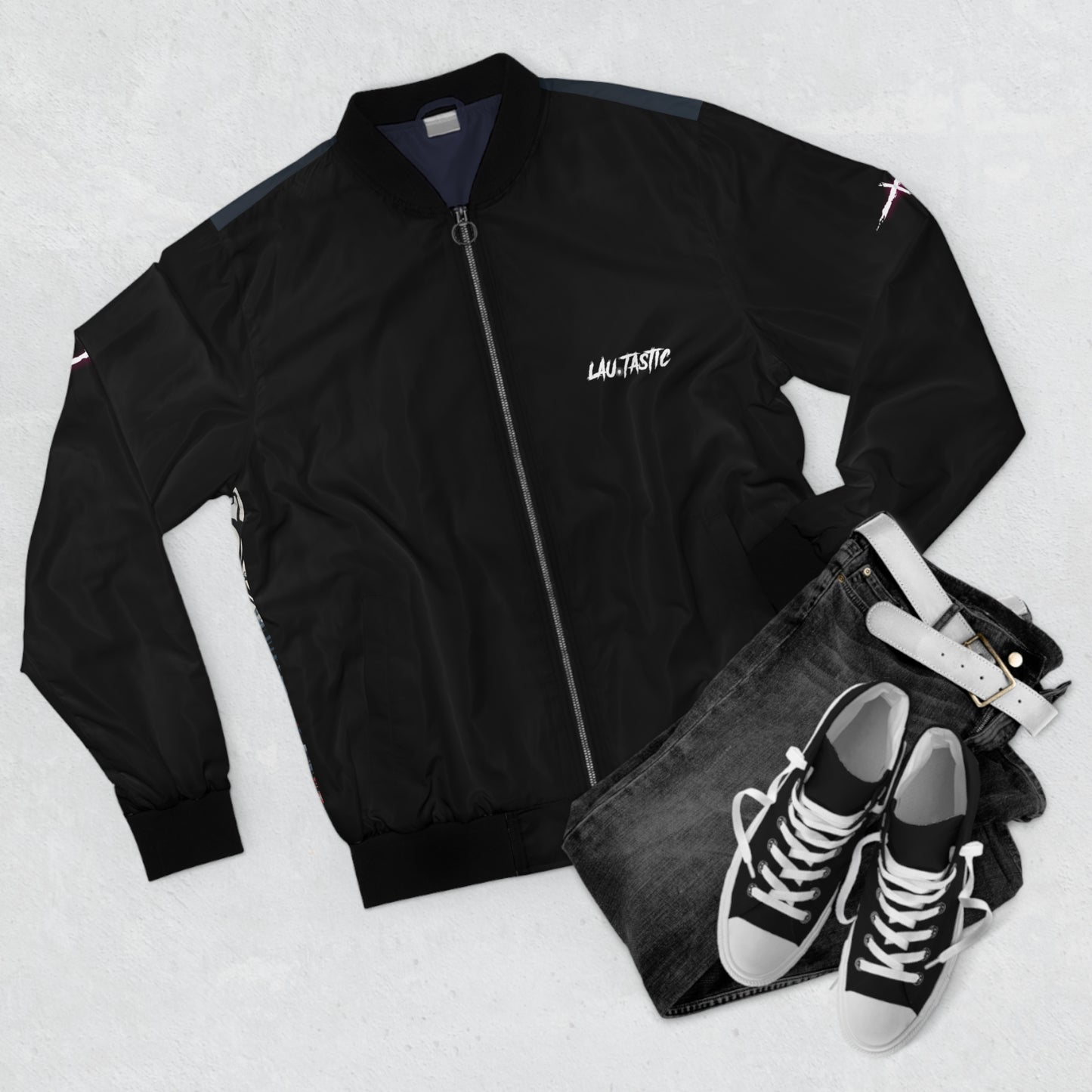 LAU.TASTIC | Rave Until The Grave - Men's AOP Bomber Jacket
