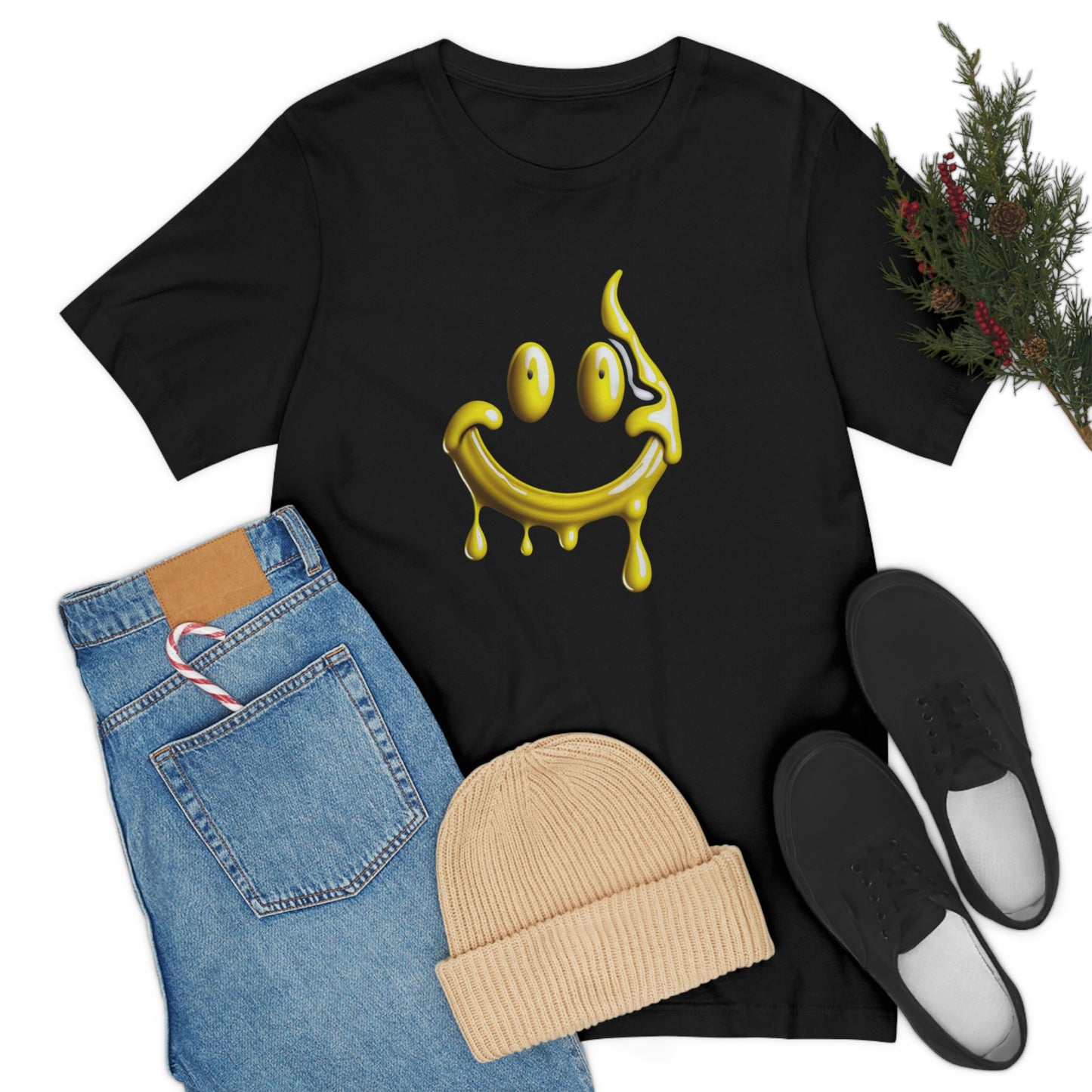 Smiley Melt | Unisex Jersey Short Sleeve T-Shirt
