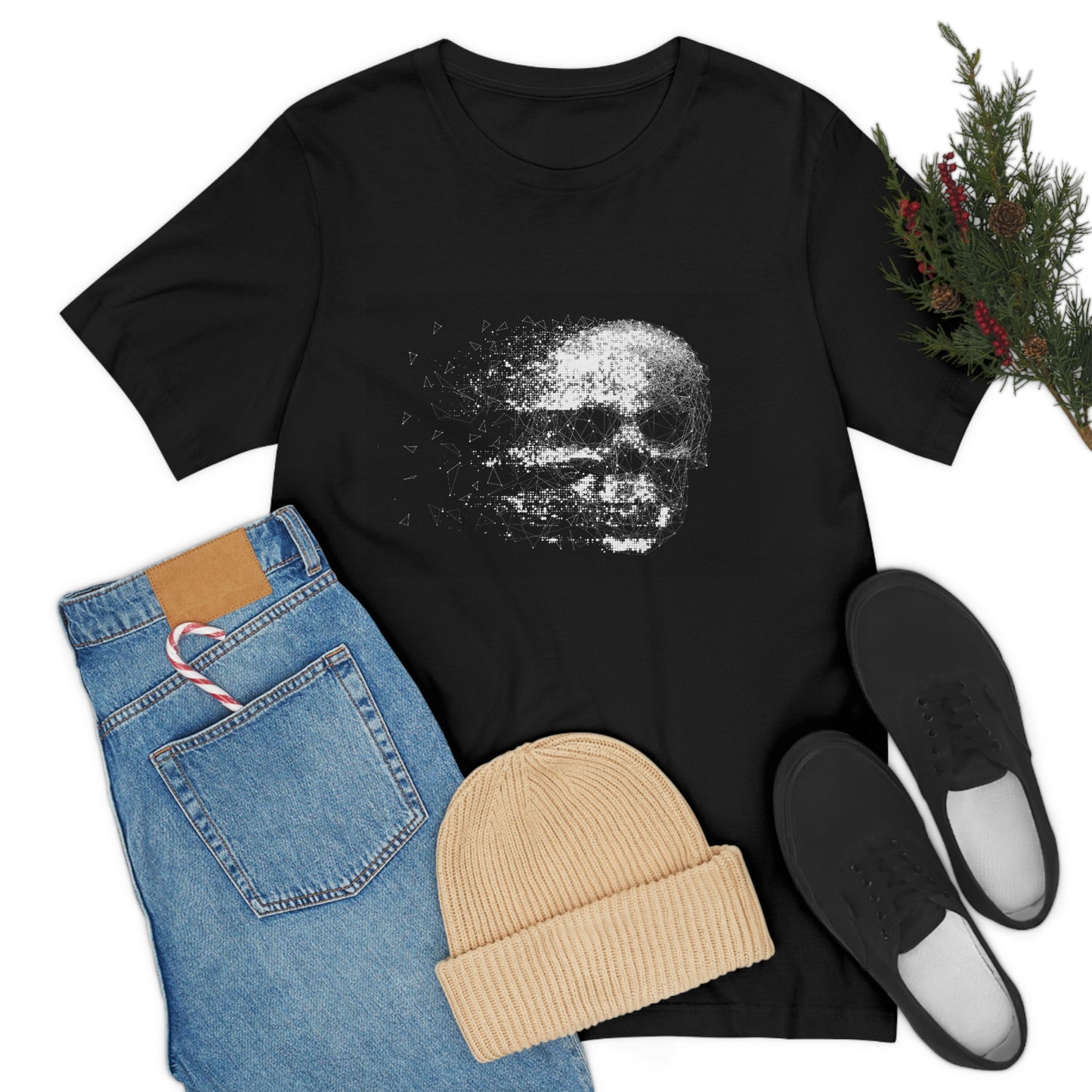 Glitch Skull | Unisex T-Shirt - Front Print