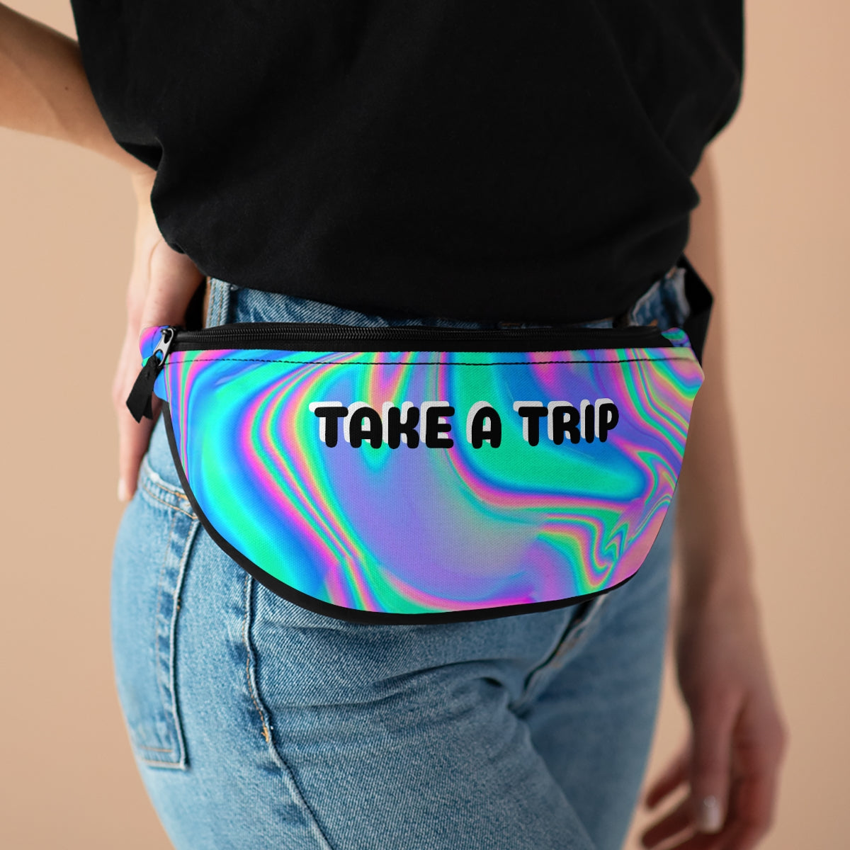 Iridescent Marble Trip | Fanny Pack - Dresstorave