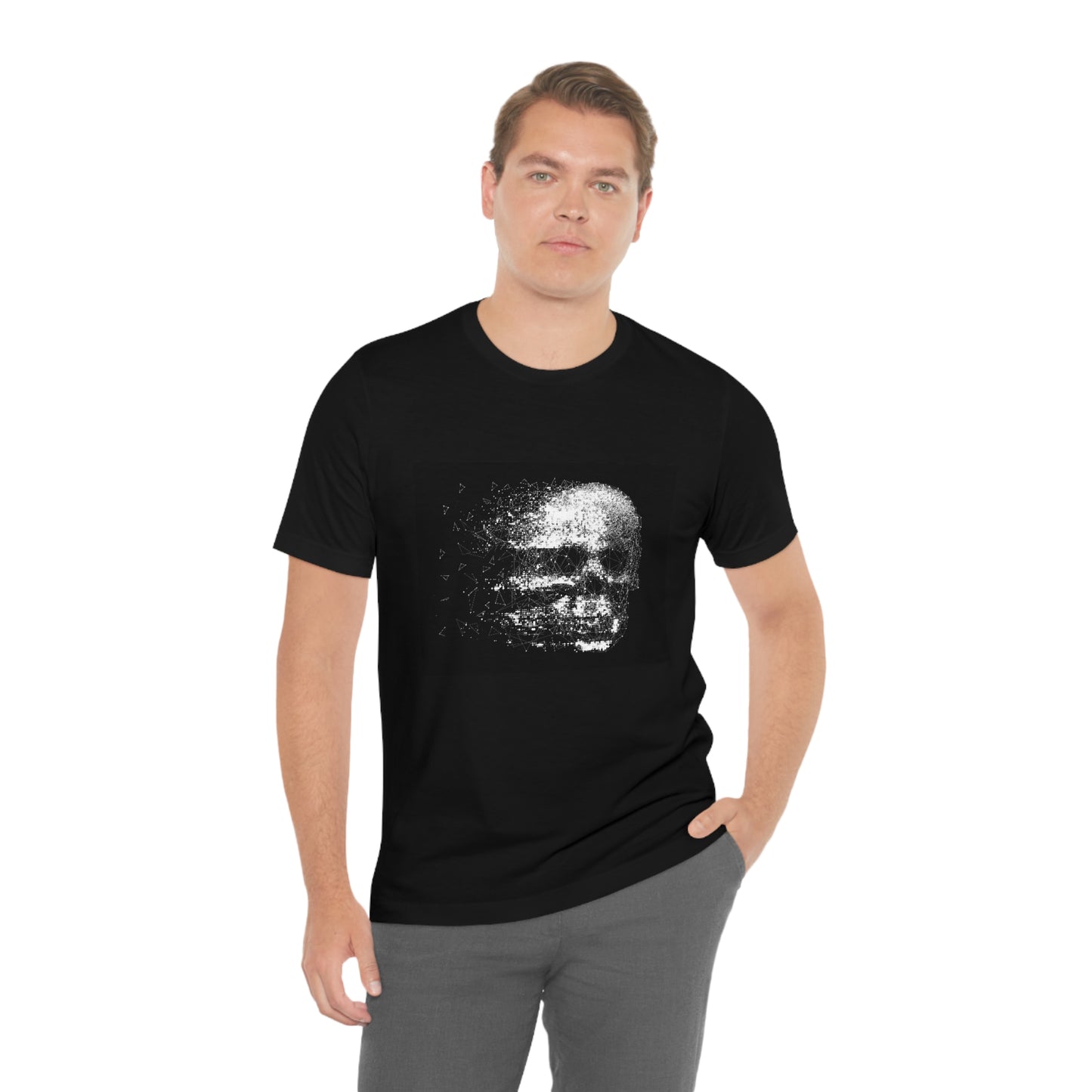 Glitch Skull | Unisex T-Shirt - Front Print