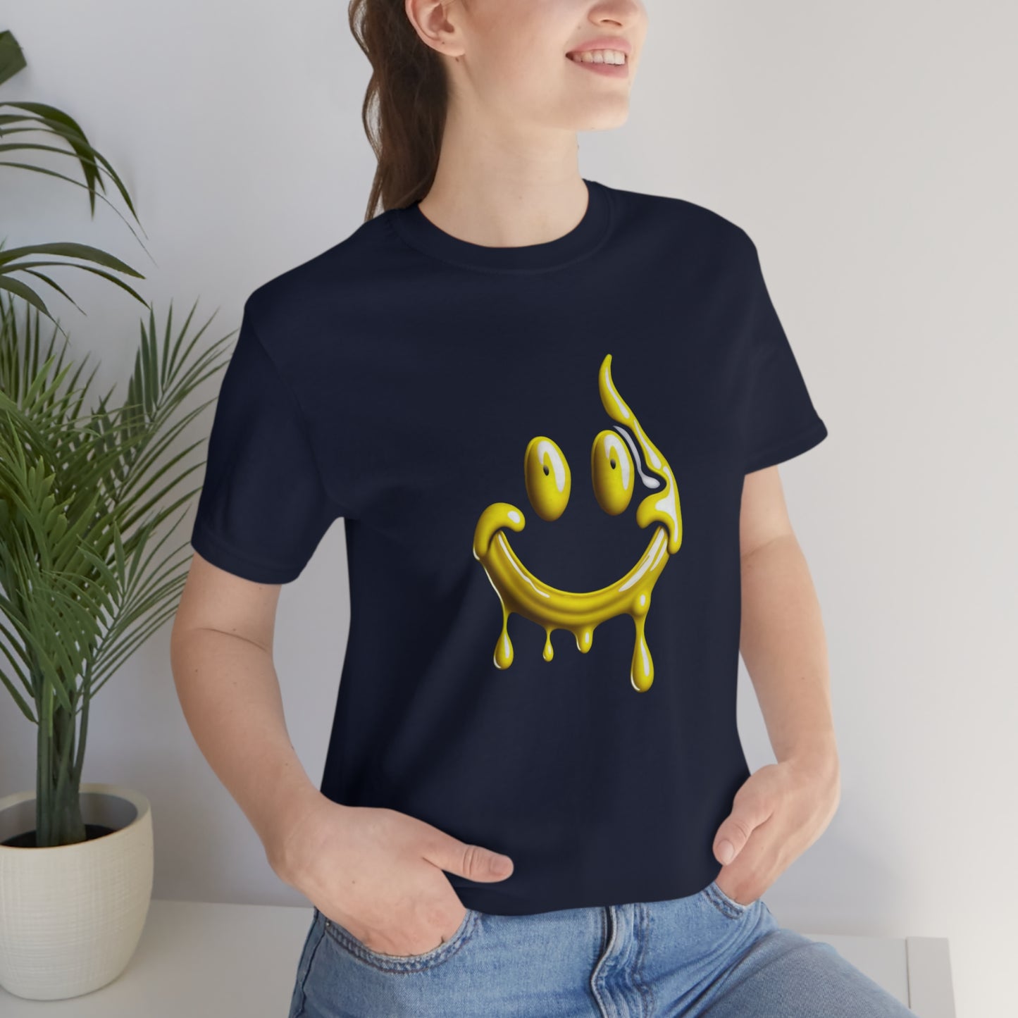 Smiley Melt | Unisex Jersey Short Sleeve T-Shirt