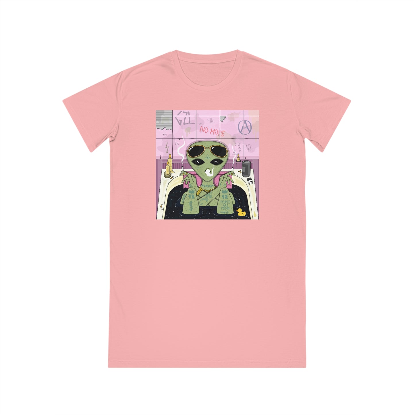 No Hope | Spinner T-Shirt Dress