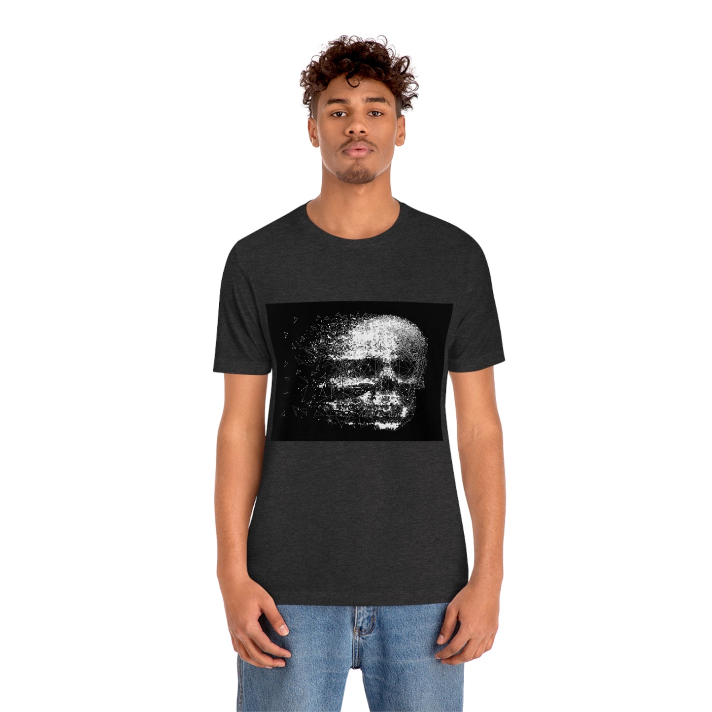 Glitch Skull | Unisex T-Shirt - Front Print
