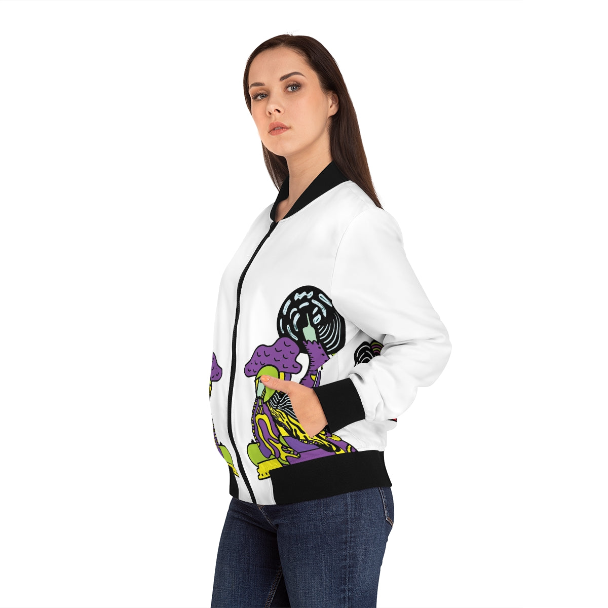 Be Wild - Women's Bomber Jacket (AOP)