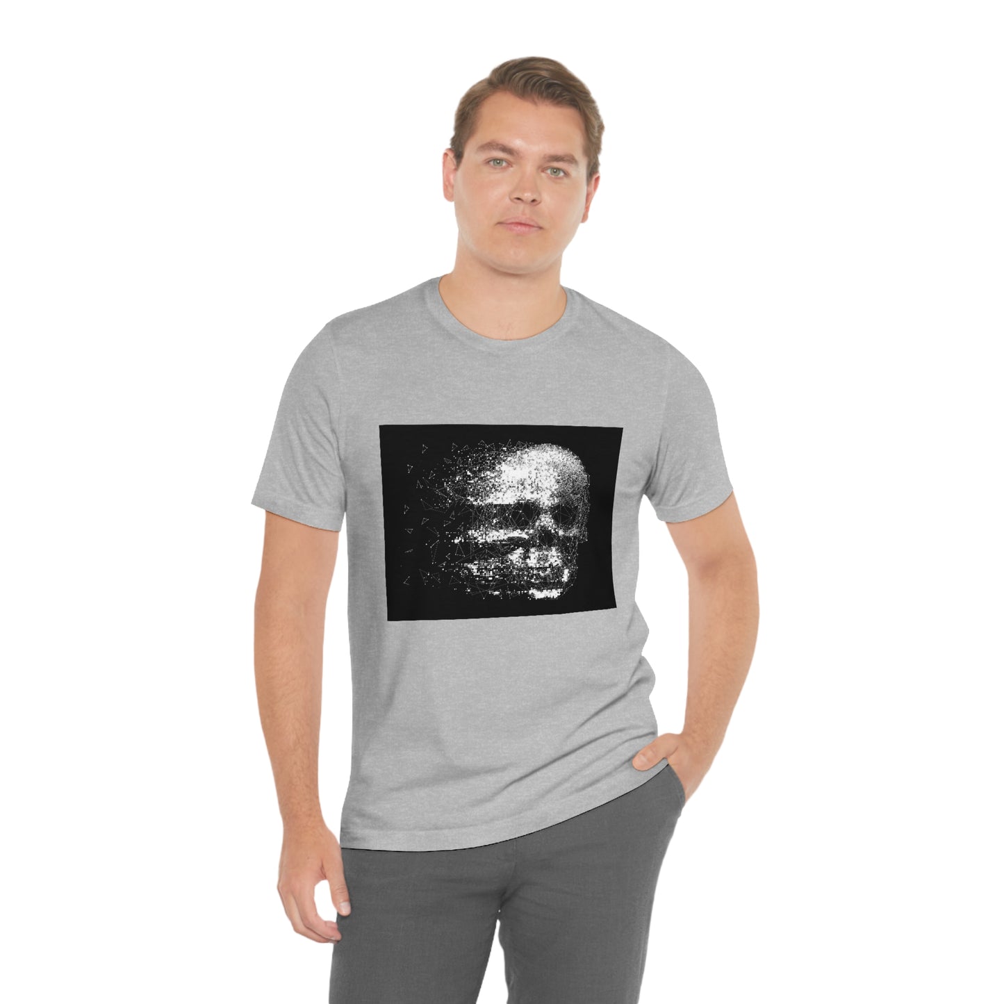 Glitch Skull | Unisex T-Shirt - Front Print