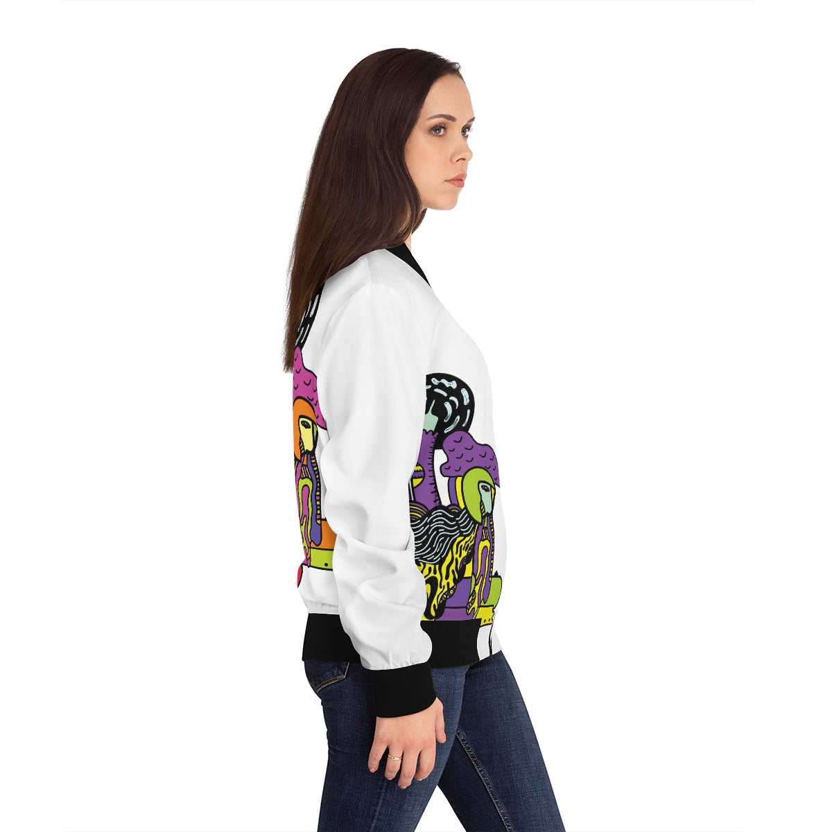 Be Wild - Women's Bomber Jacket (AOP)