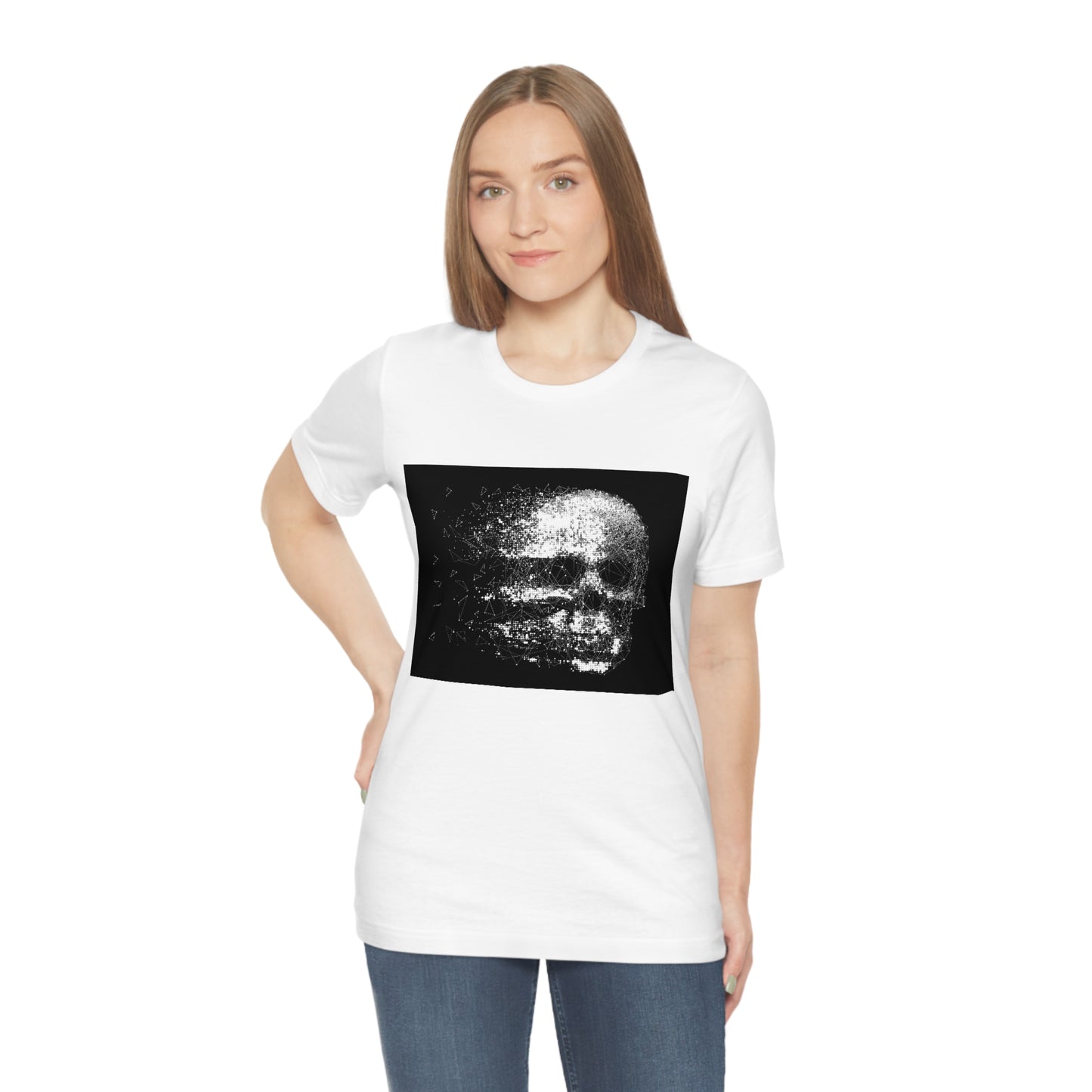 Glitch Skull | Unisex T-Shirt - Front Print