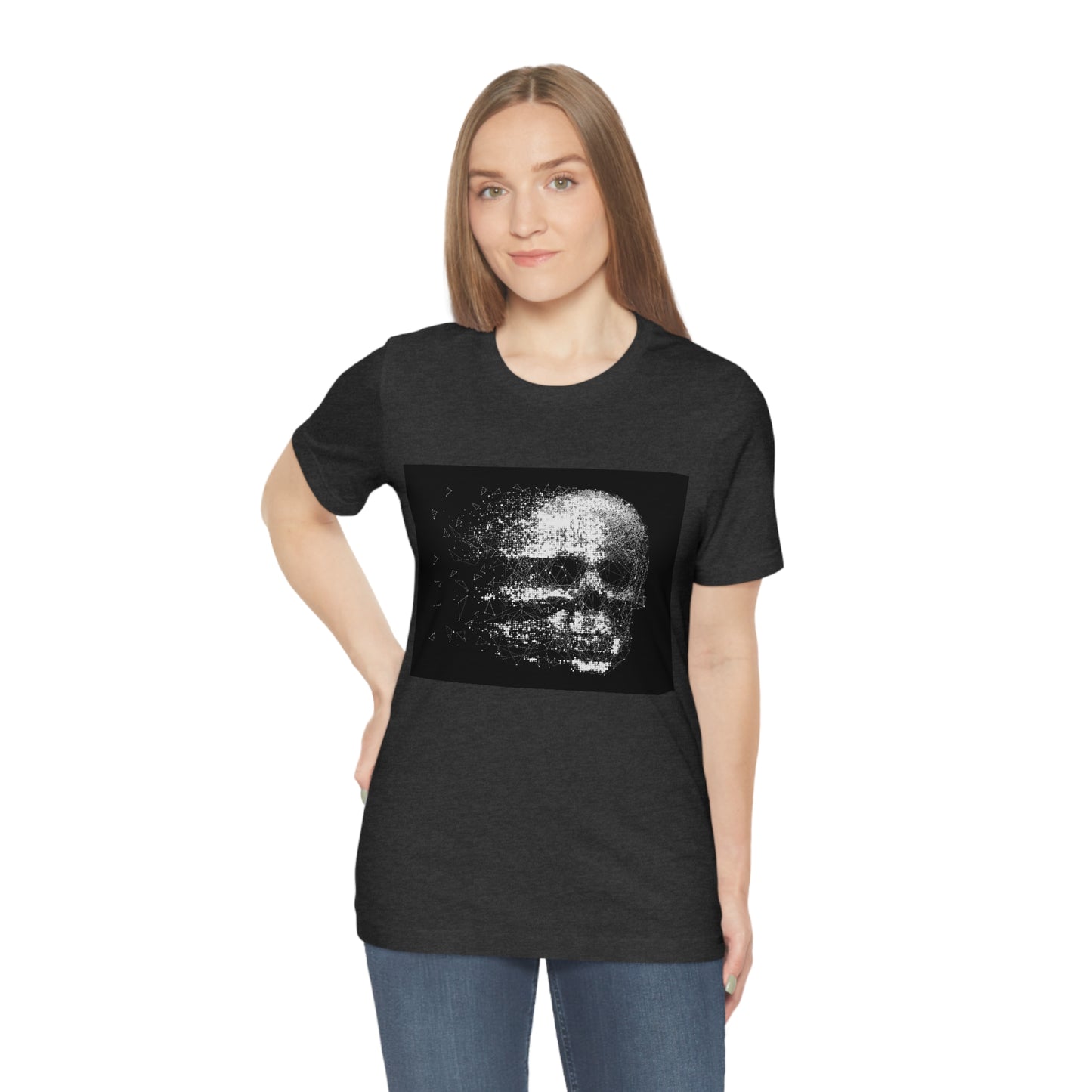 Glitch Skull | Unisex T-Shirt - Front Print
