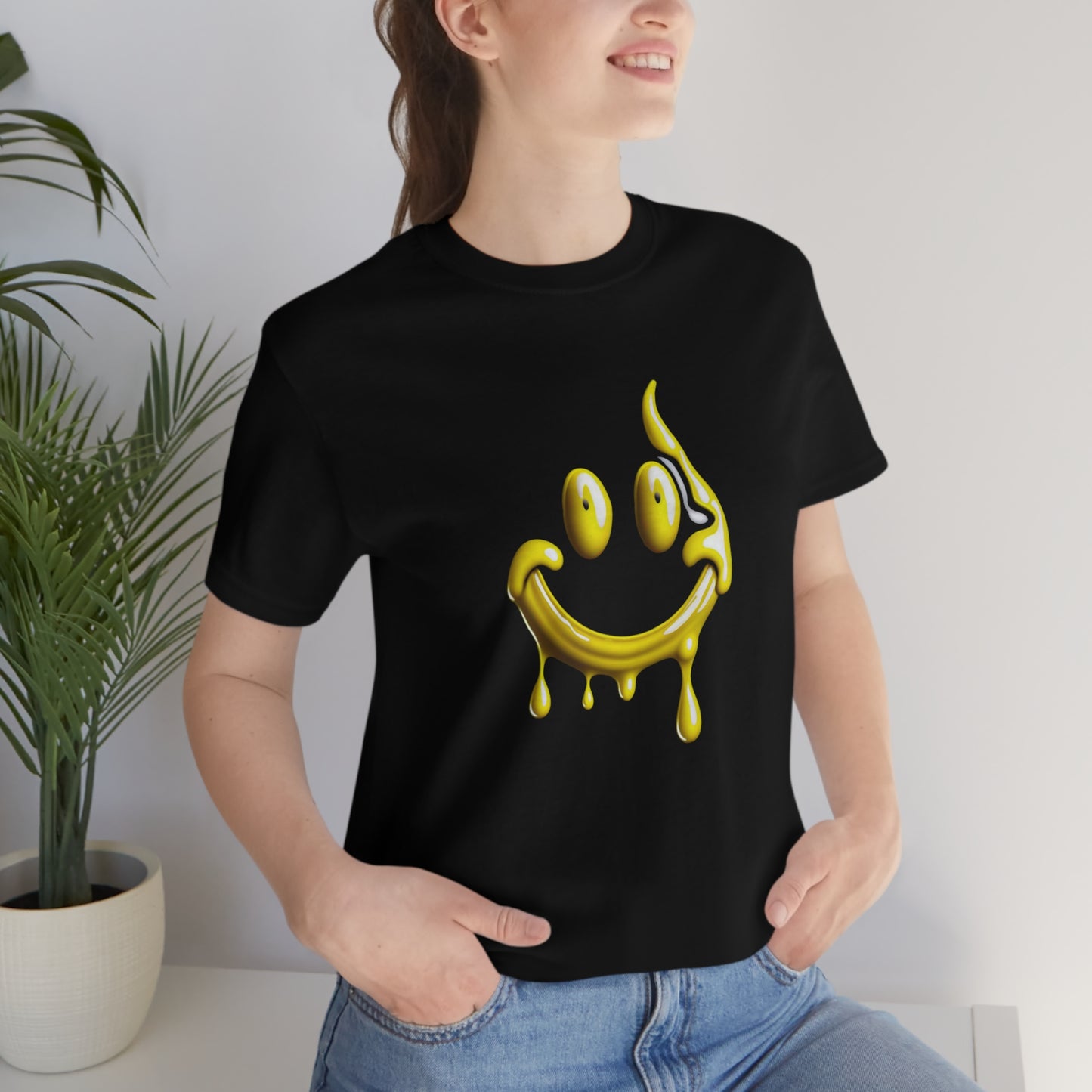 Smiley Melt | Unisex Jersey Short Sleeve T-Shirt