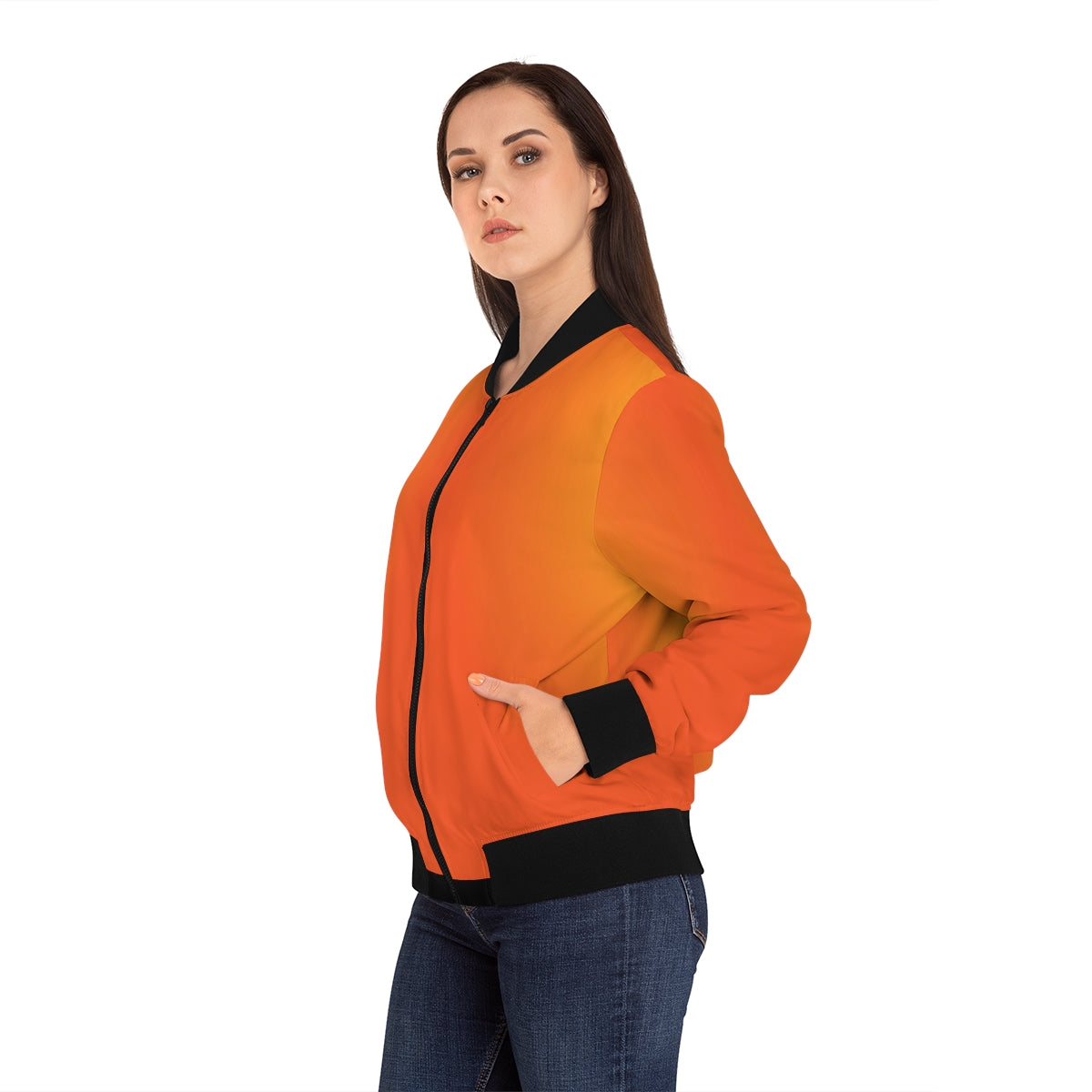 Mouth Melting Lips - Women's Bomber Jacket (AOP)