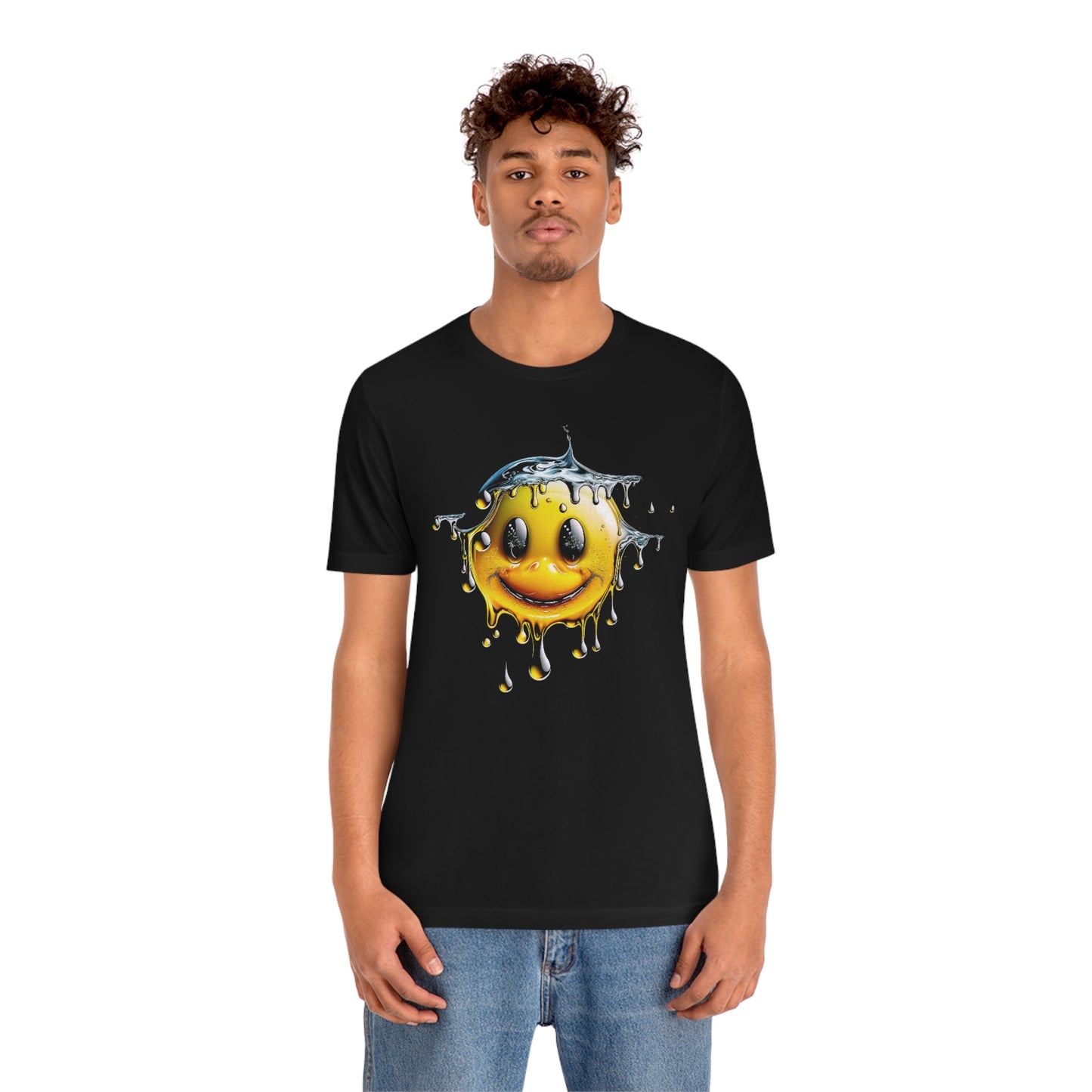 Dropping Smiley | Unisex Jersey Short Sleeve T-Shirt