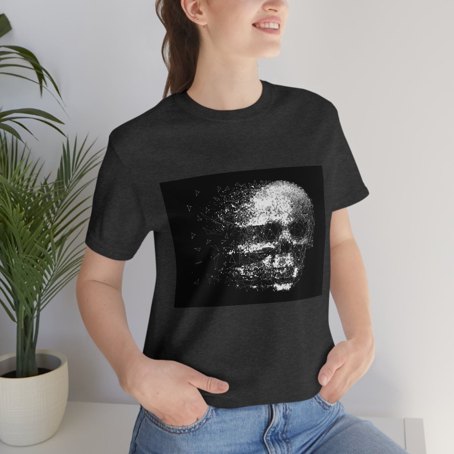 Glitch Skull | Unisex T-Shirt - Front Print
