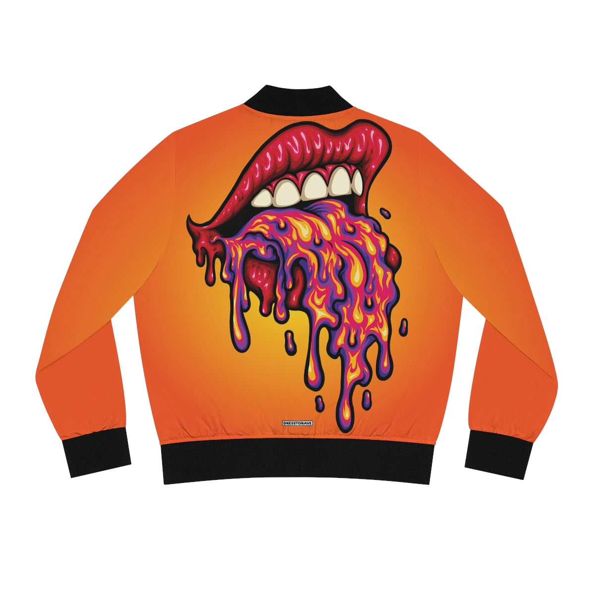 Mouth Melting Lips - Women's Bomber Jacket (AOP)