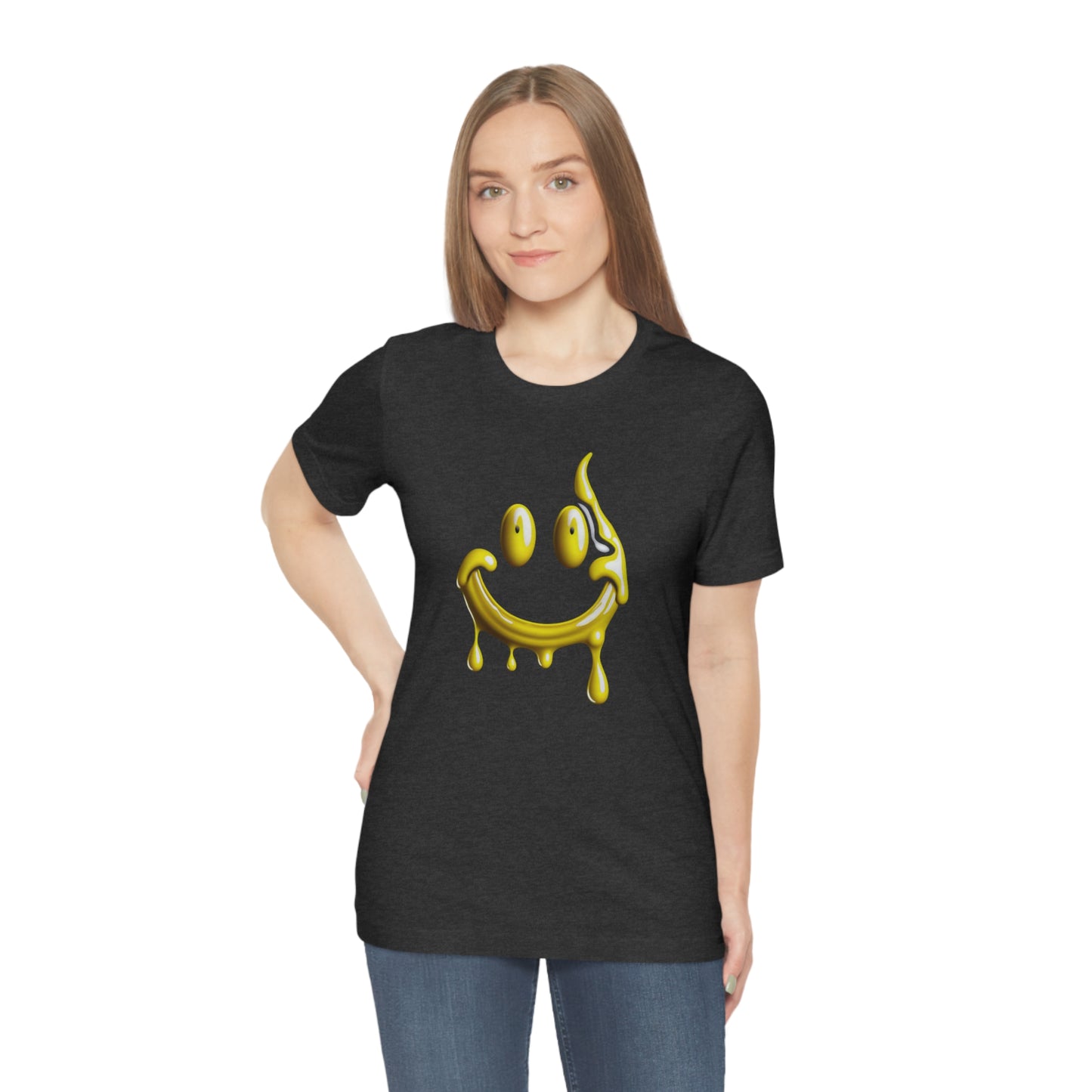 Smiley Melt | Unisex Jersey Short Sleeve T-Shirt
