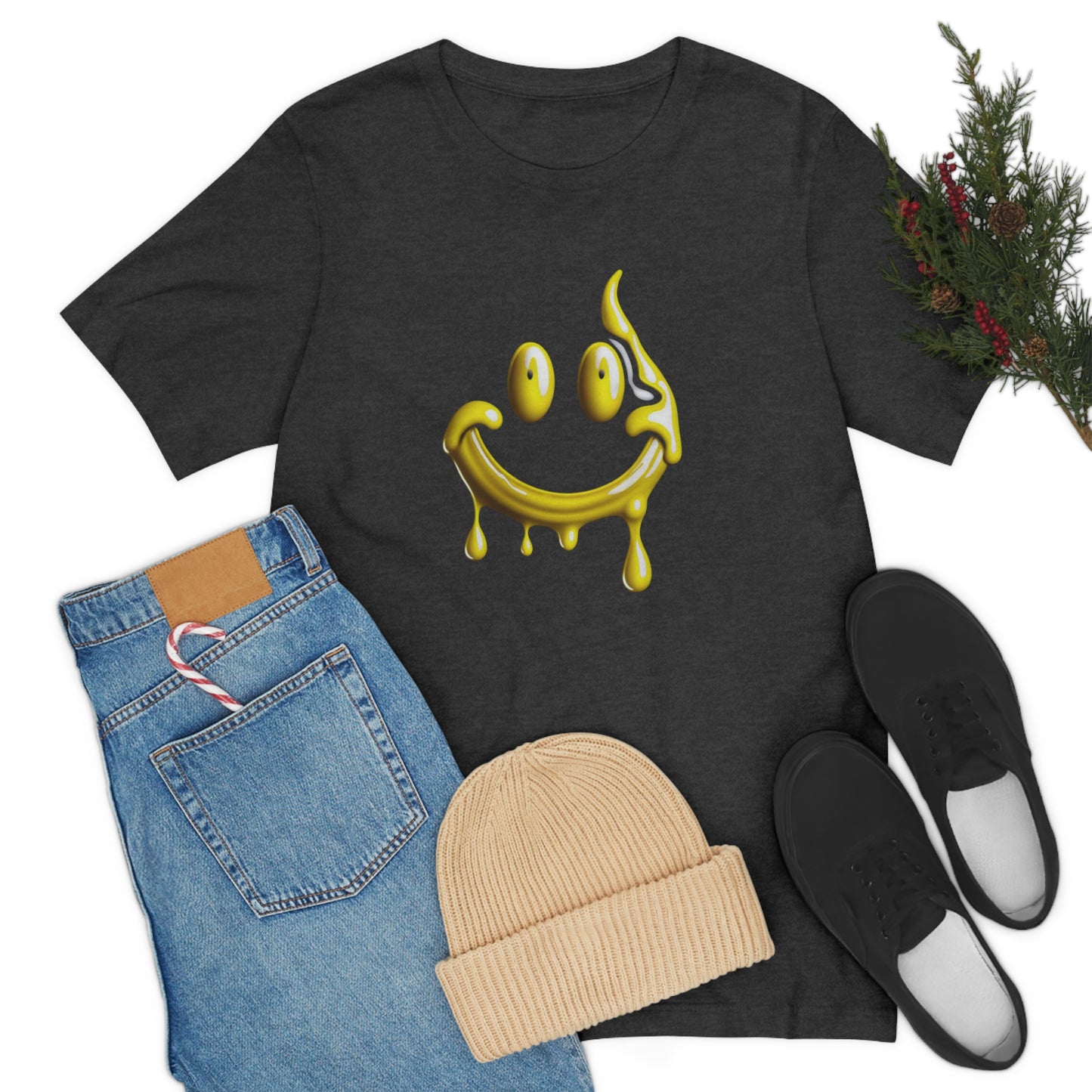 Smiley Melt | Unisex Jersey Short Sleeve T-Shirt