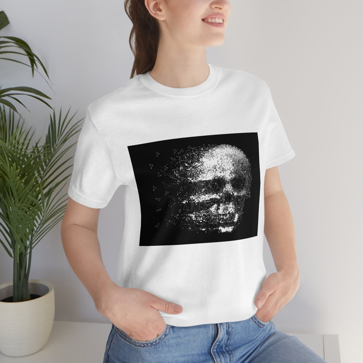 Glitch Skull | Unisex T-Shirt - Front Print