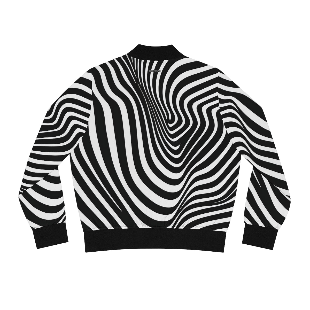 Trippy Wavy - Women's Bomber Jacket (AOP)