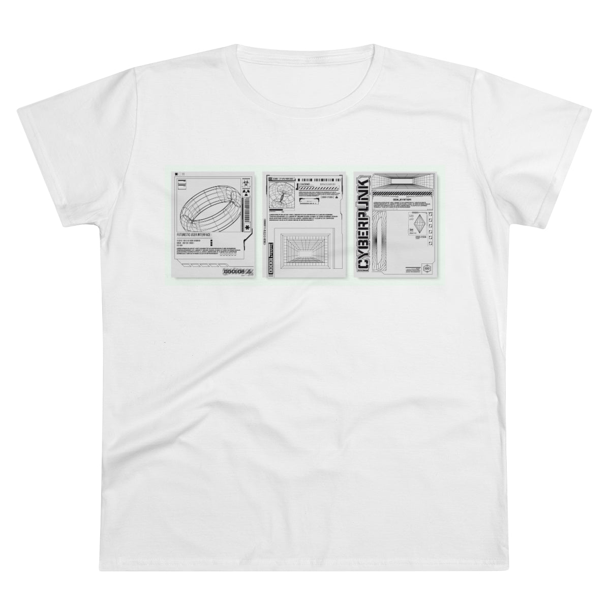 Modern Abstract Posters | Women's Premium Cotton Tee - Front Print