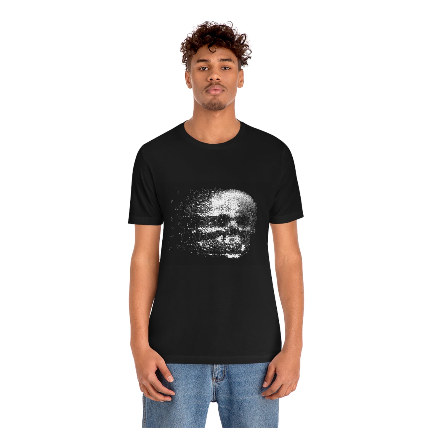 Glitch Skull | Unisex T-Shirt - Front Print