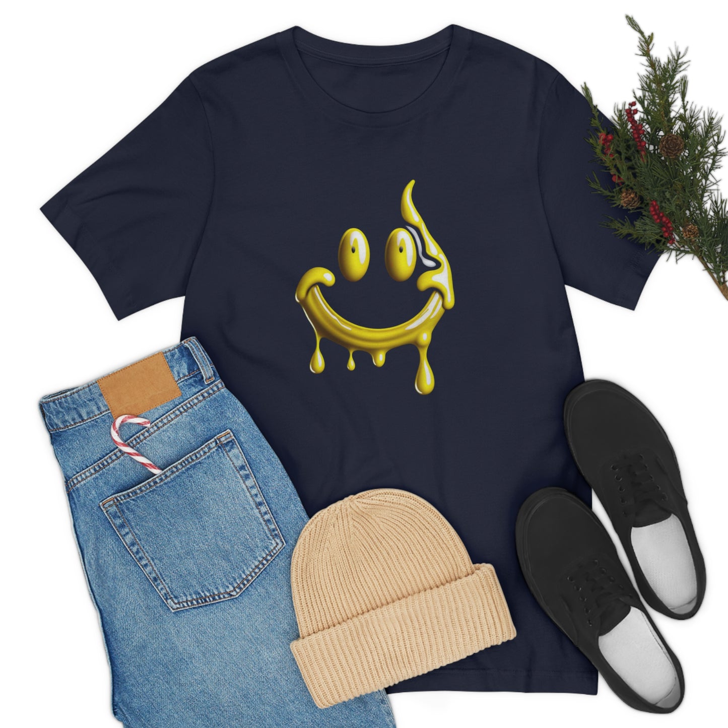 Smiley Melt | Unisex Jersey Short Sleeve T-Shirt