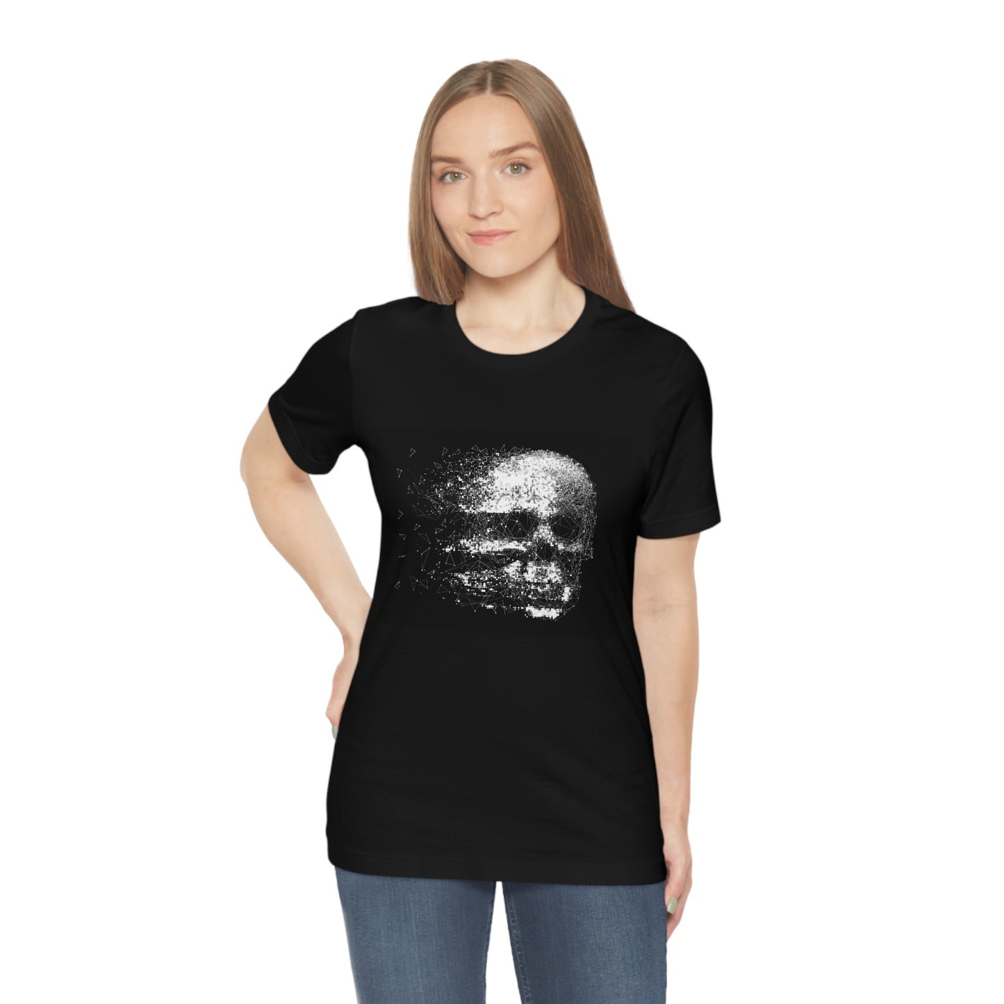 Glitch Skull | Unisex T-Shirt - Front Print