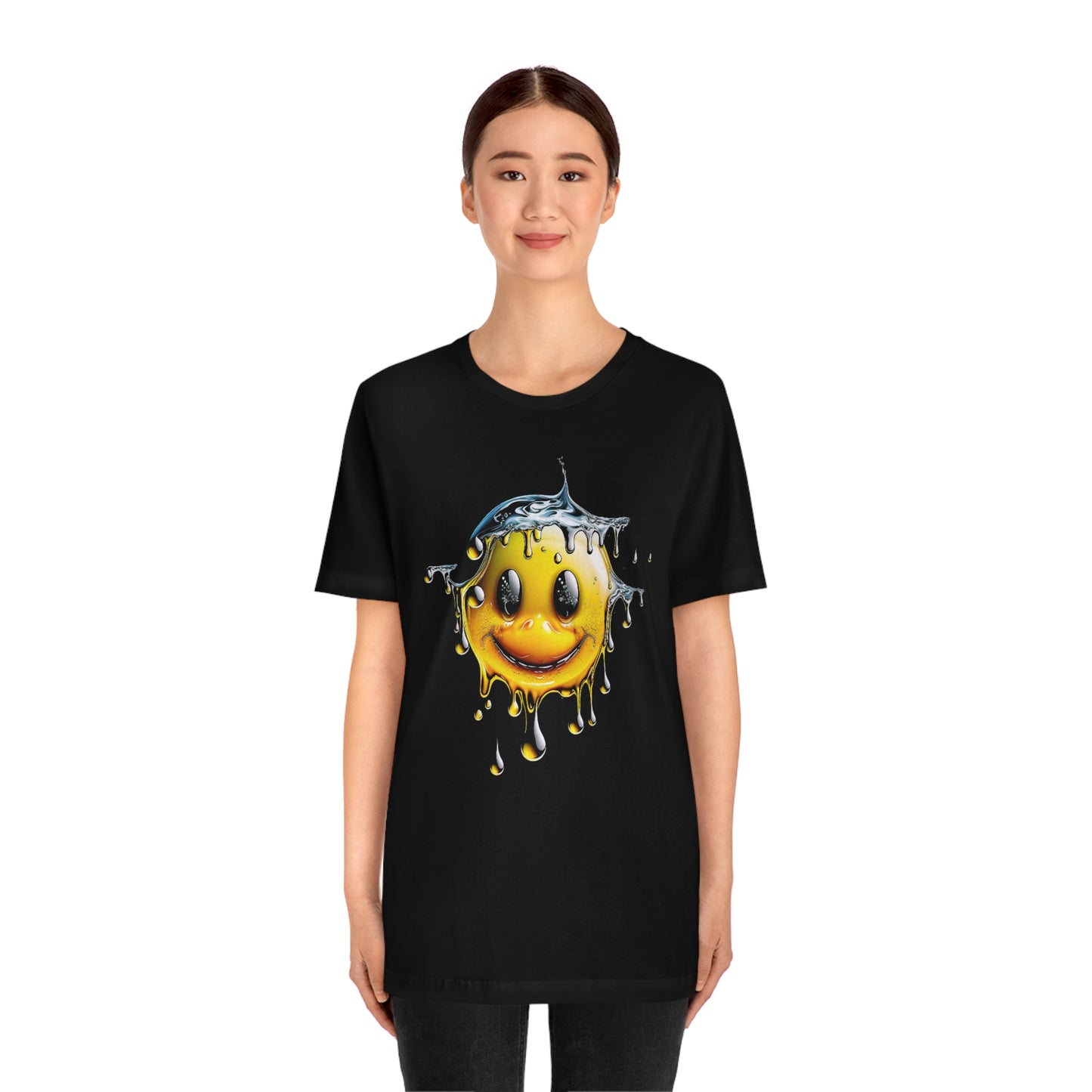Dropping Smiley | Unisex Jersey Short Sleeve T-Shirt