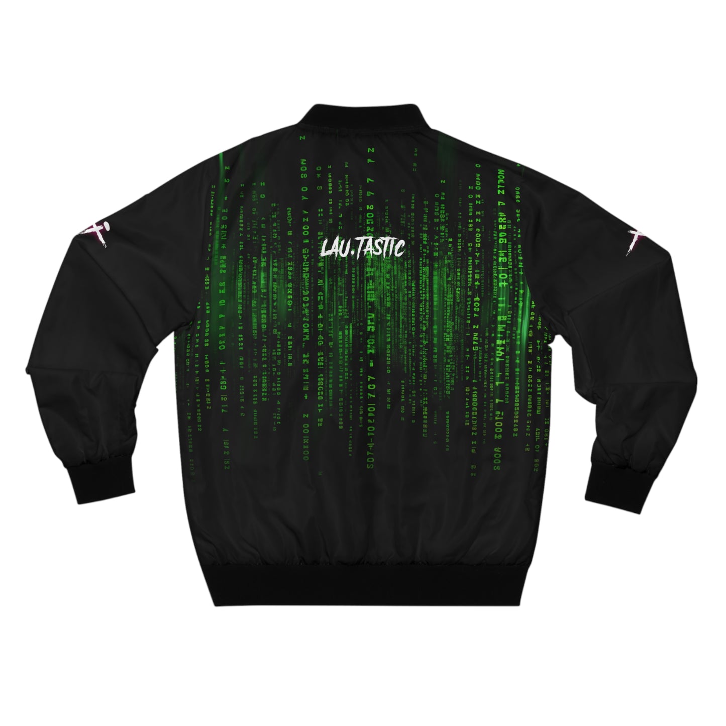 LAU.TASTIC | Matrix Green -  Men's AOP Bomber Jacket