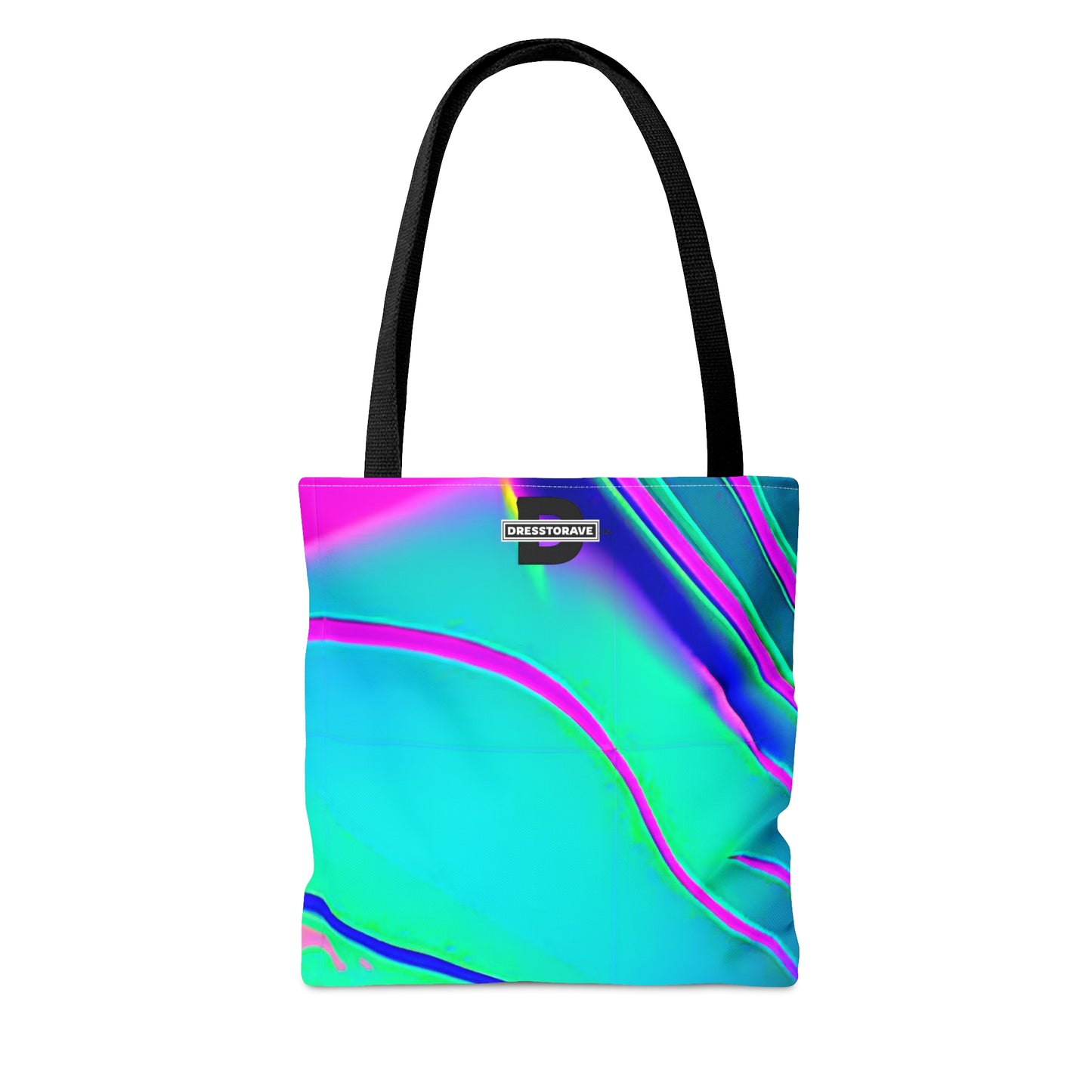 Iridescent Marble Cyan | Tote Bag