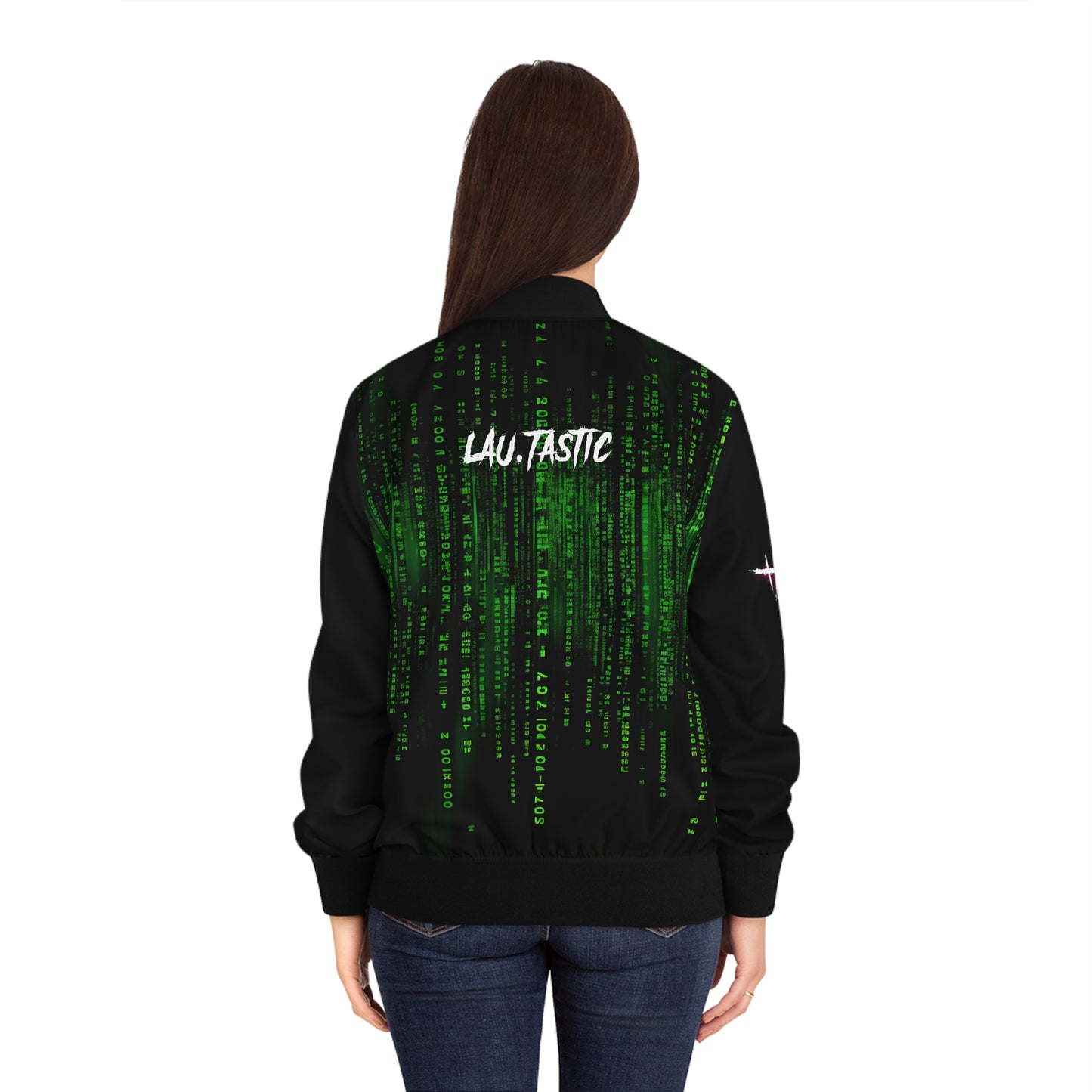 LAU.TASTIC | Matrix Green - Women's Bomber Jacket
