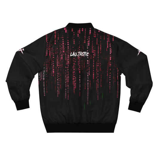 LAU.TASTIC | Matrix Pink -  Men's AOP Bomber Jacket