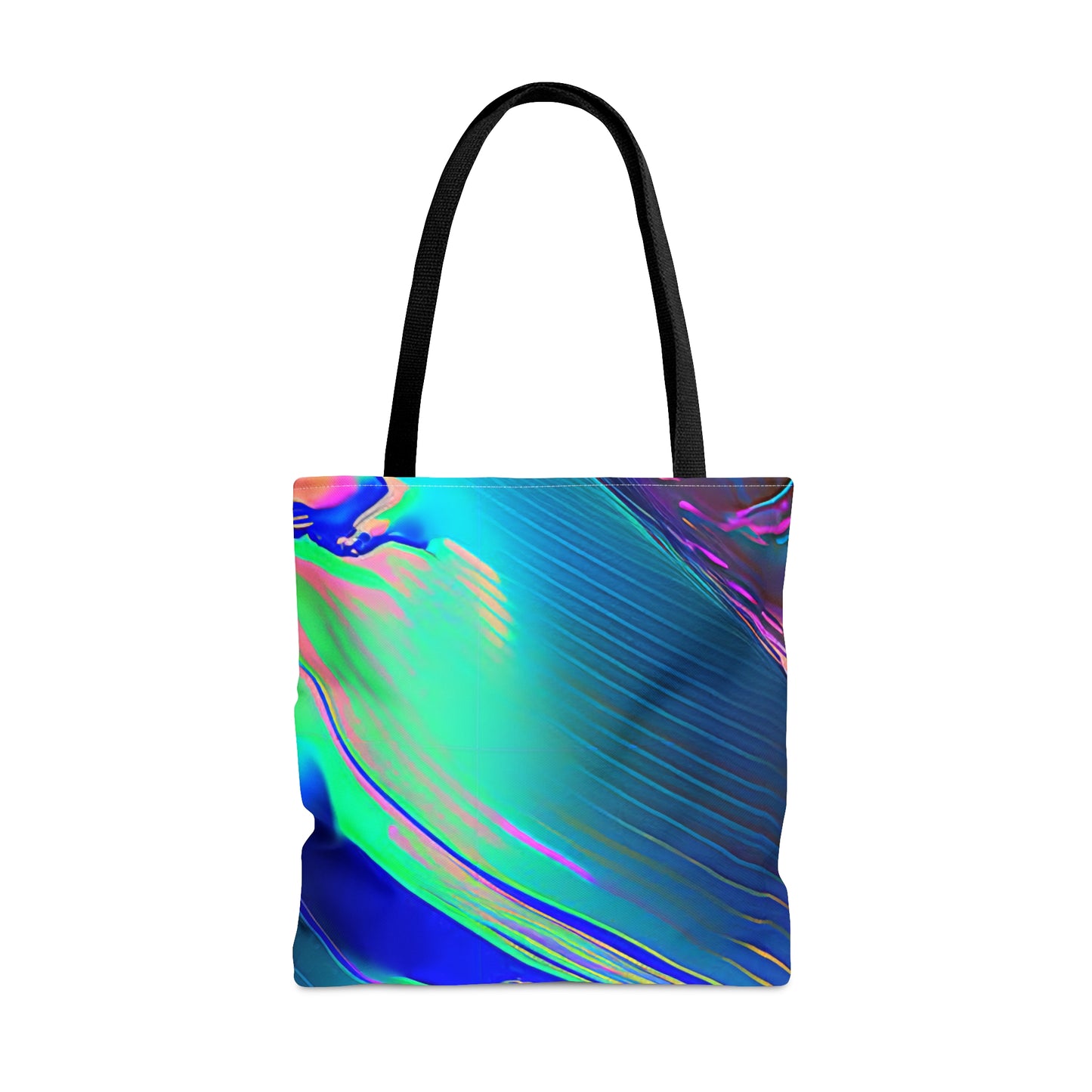 Iridescent Marble Cyan | Tote Bag