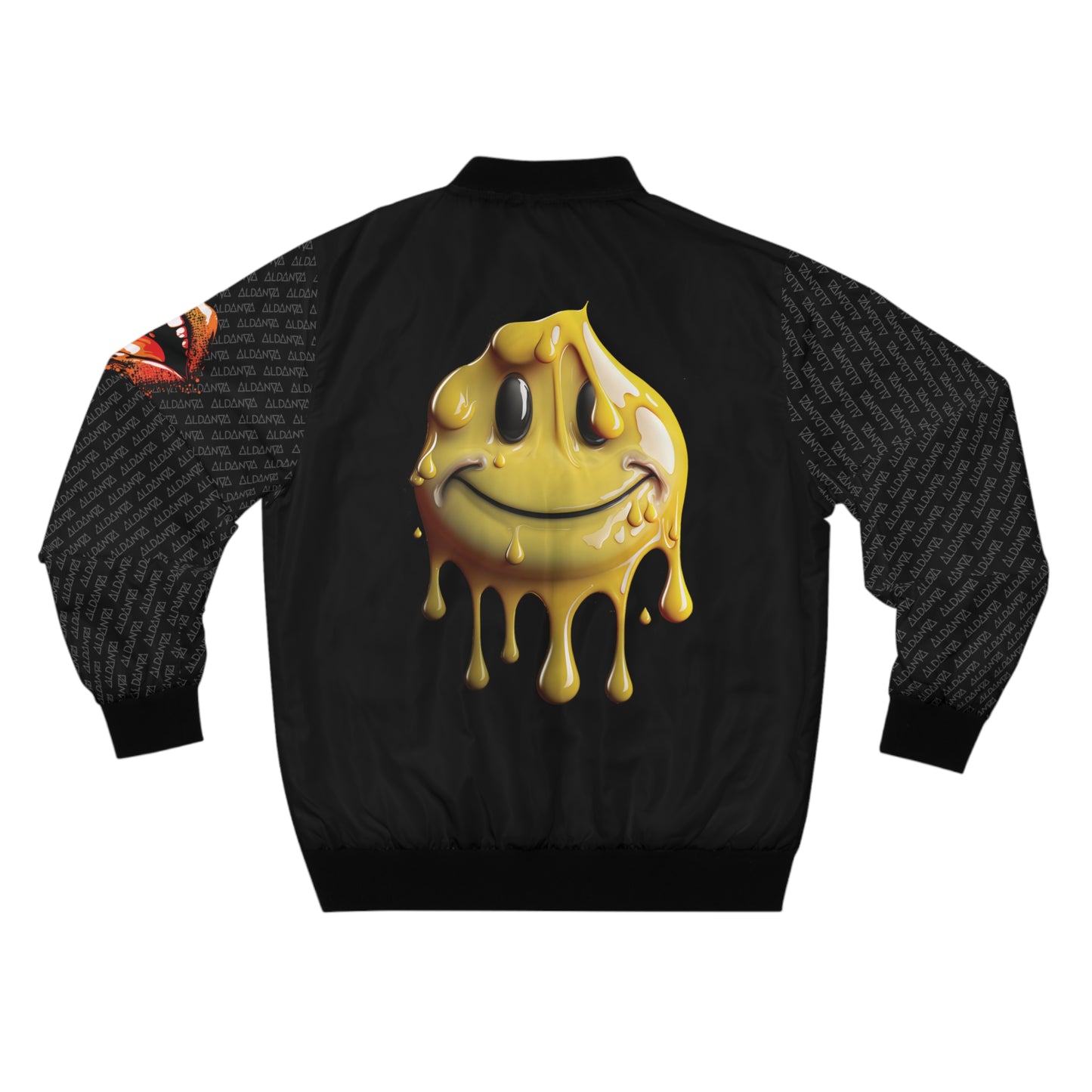 ALDANYA | Melting Smiley - Men's Bomber Jacket (AOP)