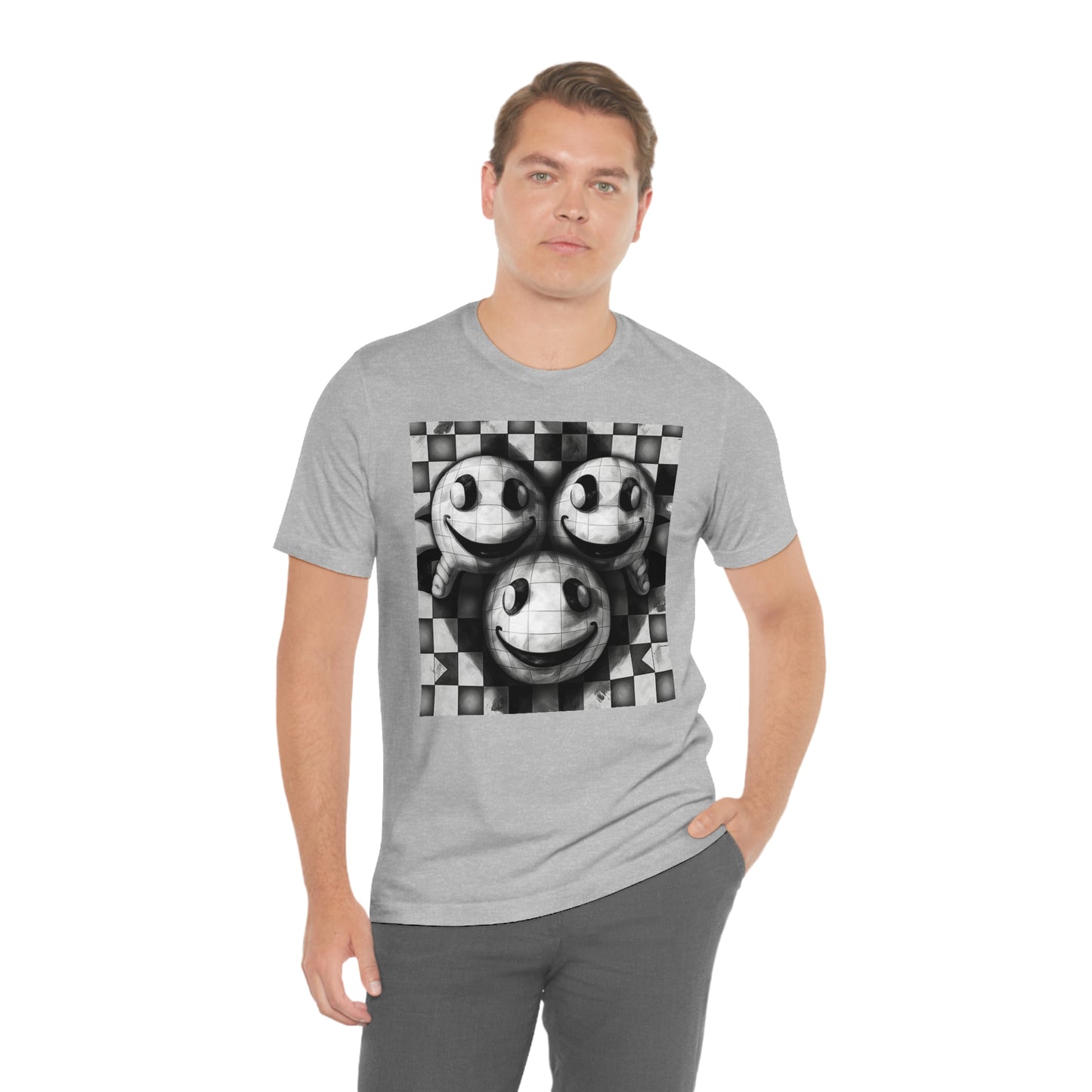 Trippy Smileys | Unisex Jersey Short Sleeve T-Shirt