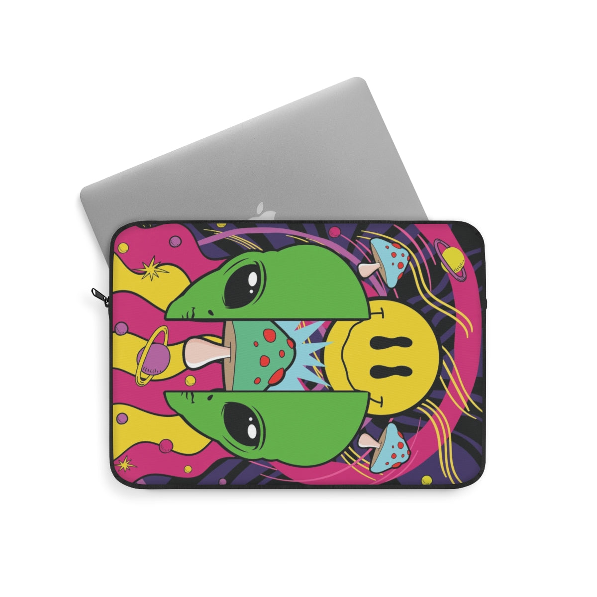 Psychedelic Alien in Outer Space - Laptop Sleeve - Dresstorave