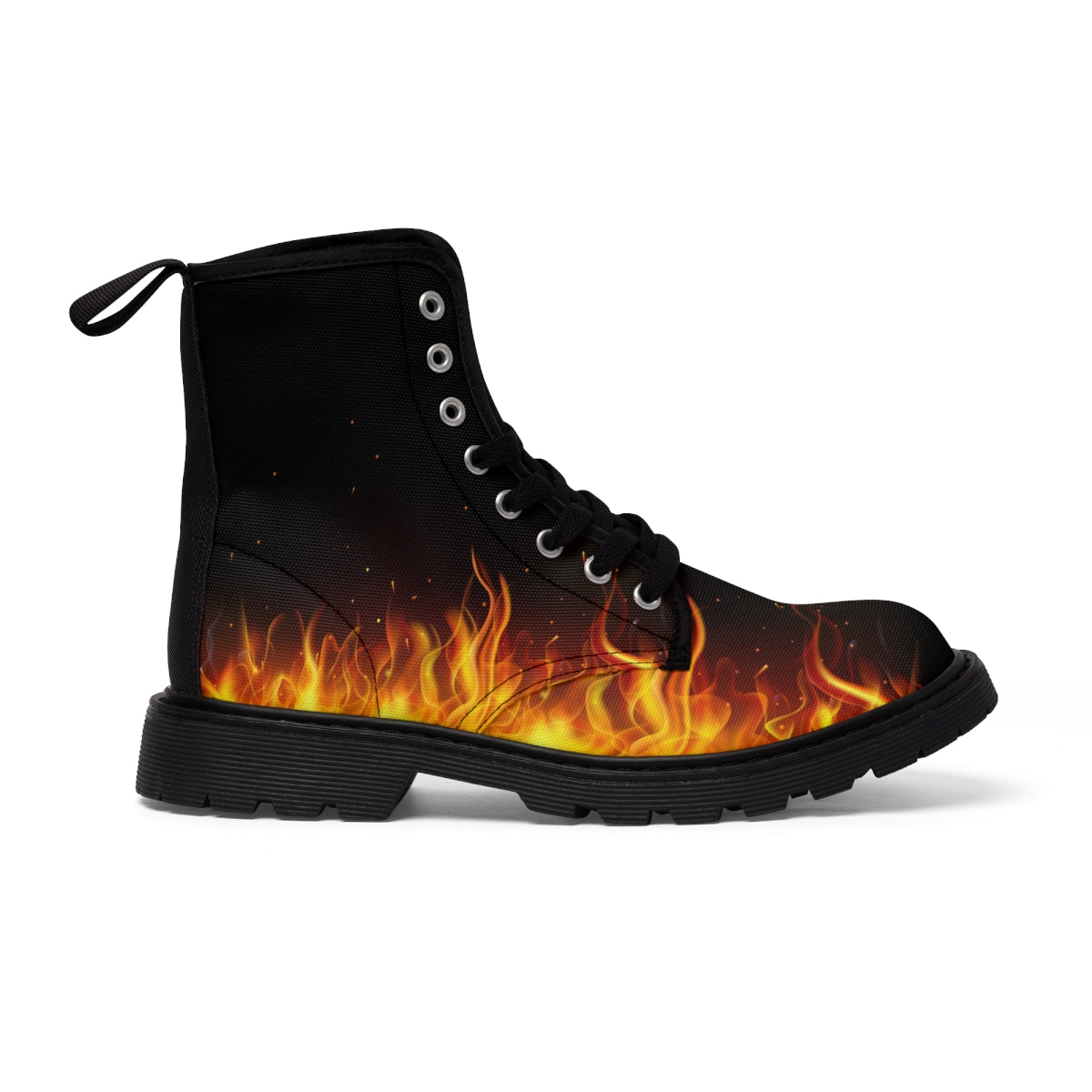 Boots on Fire - Men's Canvas Boots