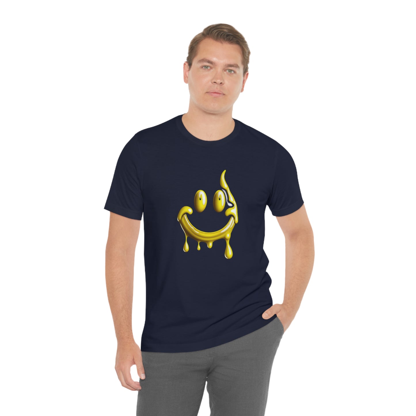 Smiley Melt | Unisex Jersey Short Sleeve T-Shirt