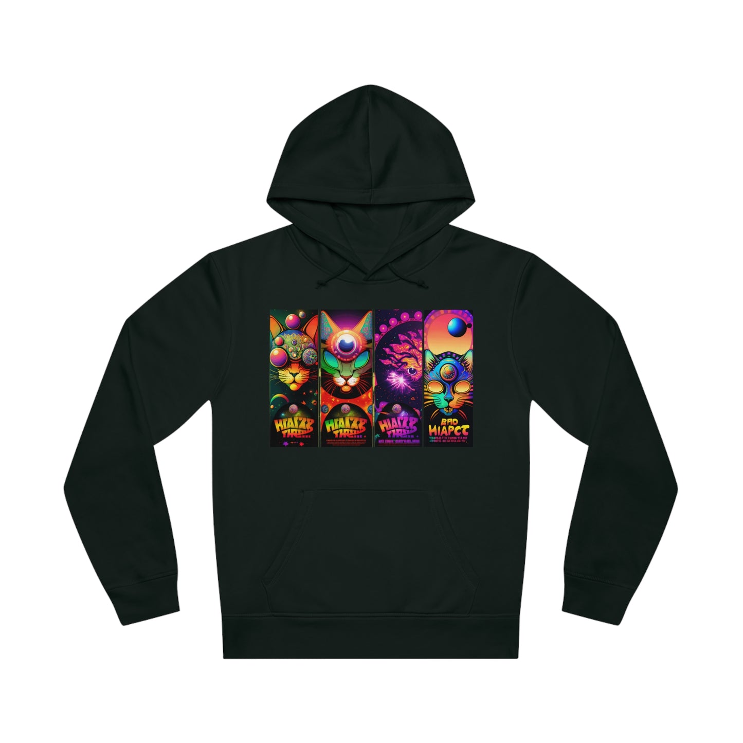Acid Cats - Unisex Hoodie, Front and Back Print