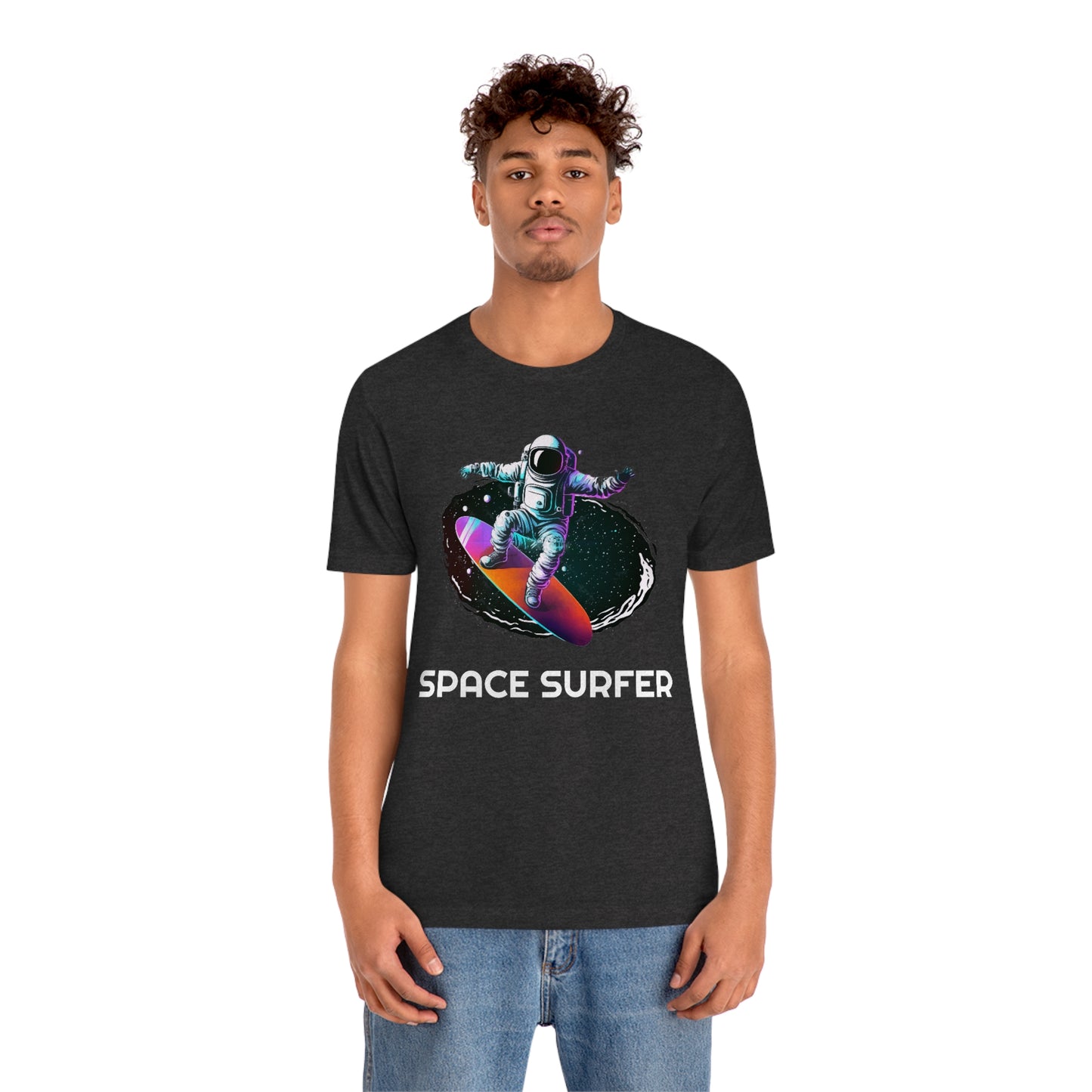 Space Surfer | Unisex T-Shirt - Front Print