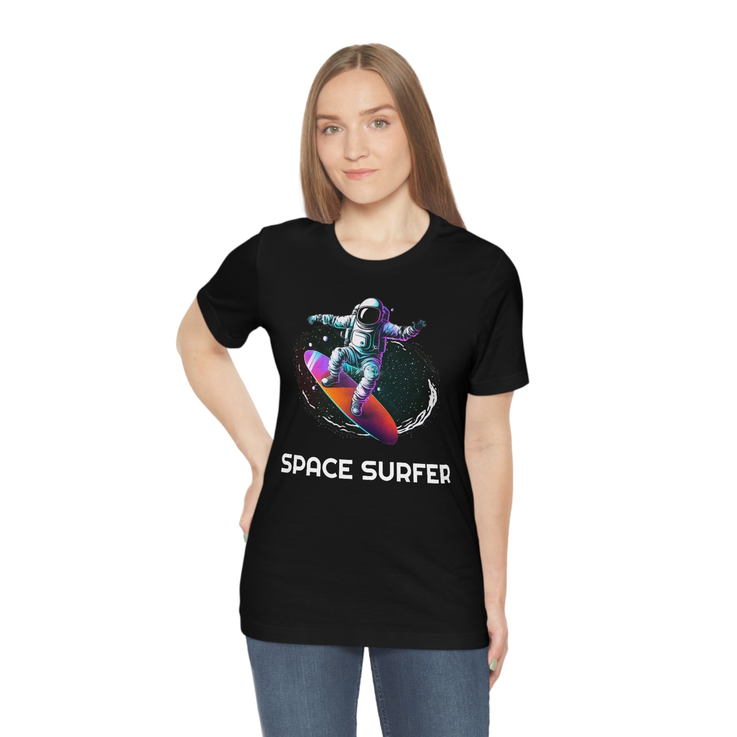 Space Surfer | Unisex T-Shirt - Front Print