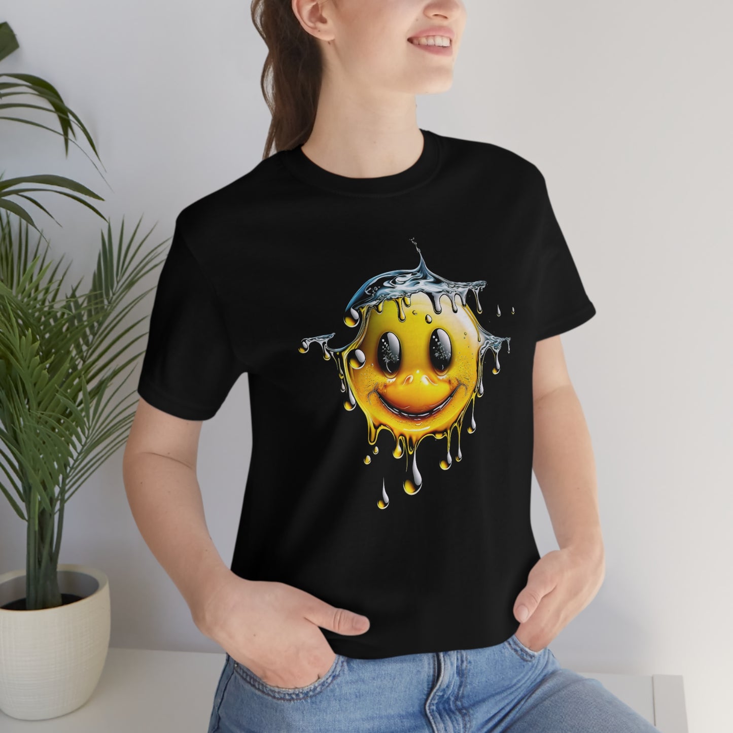 Dropping Smiley | Unisex Jersey Short Sleeve T-Shirt