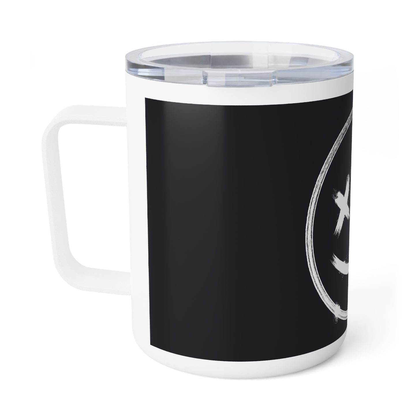 Grunge Smiley | Insulated Coffee Mug, 10oz