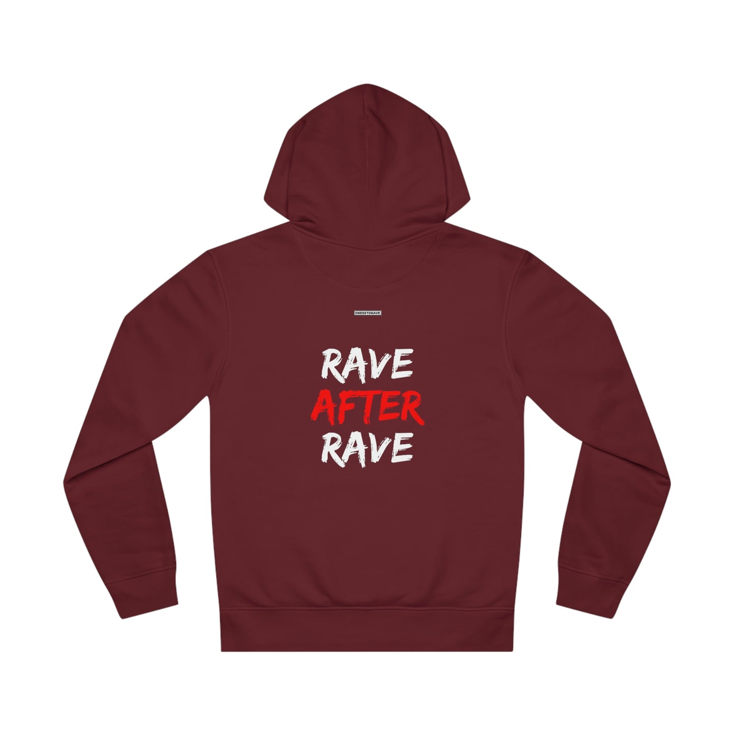 Rave after Rave - Unisex Hoodie, Back Print