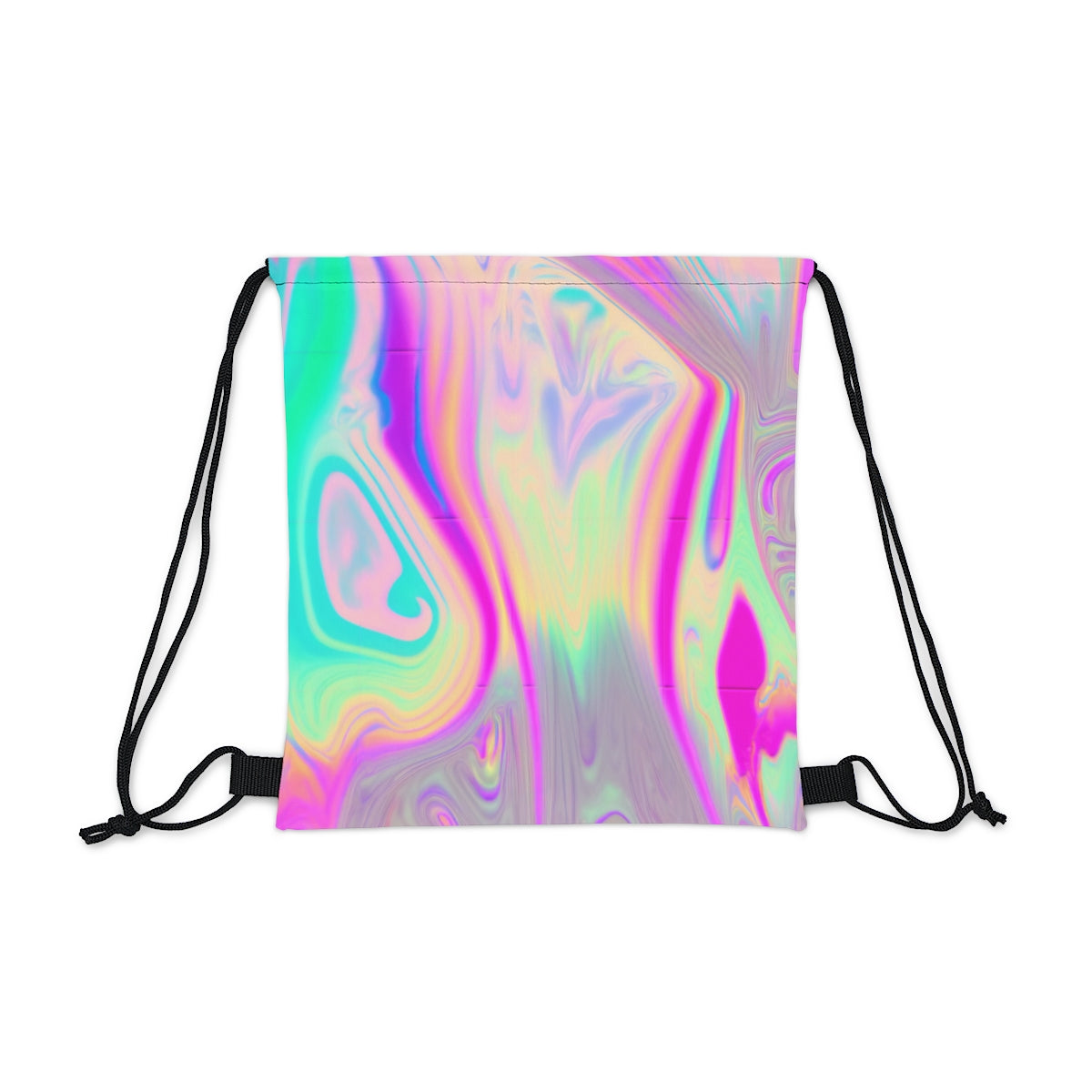 Iridescent Marble Colors | Drawstring Bag