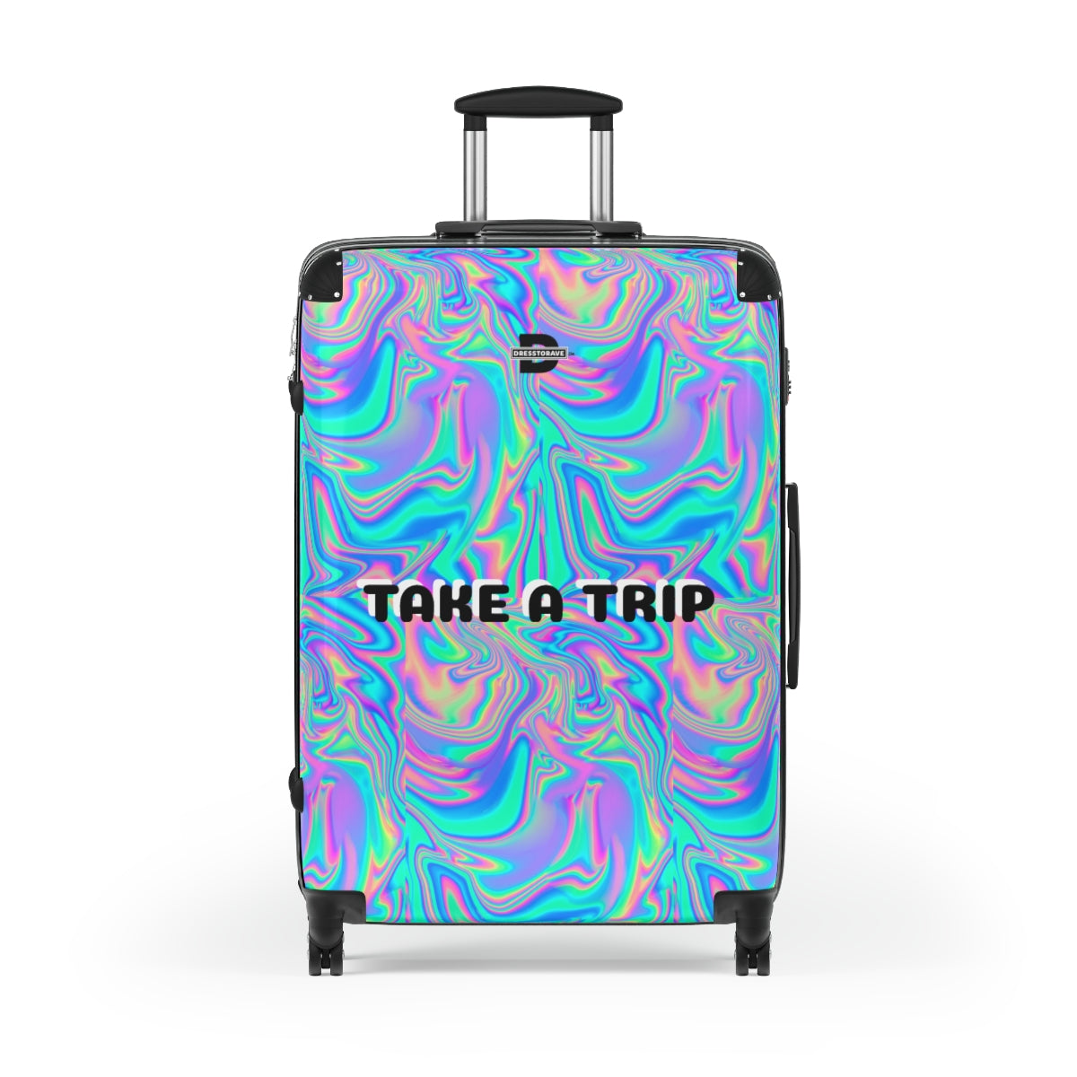 Iridescent Marble Take a Trip | Suitcases