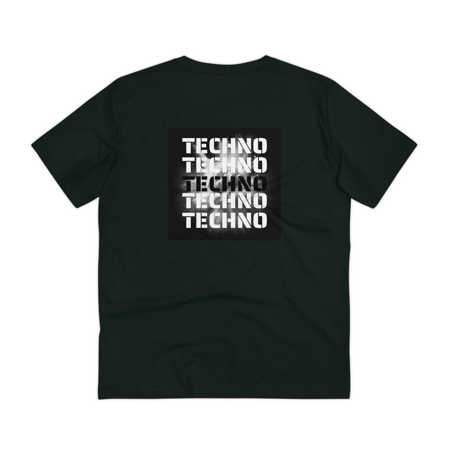 ALDANYA, TECHNO | Organic T-shirt - Unisex, Back Print