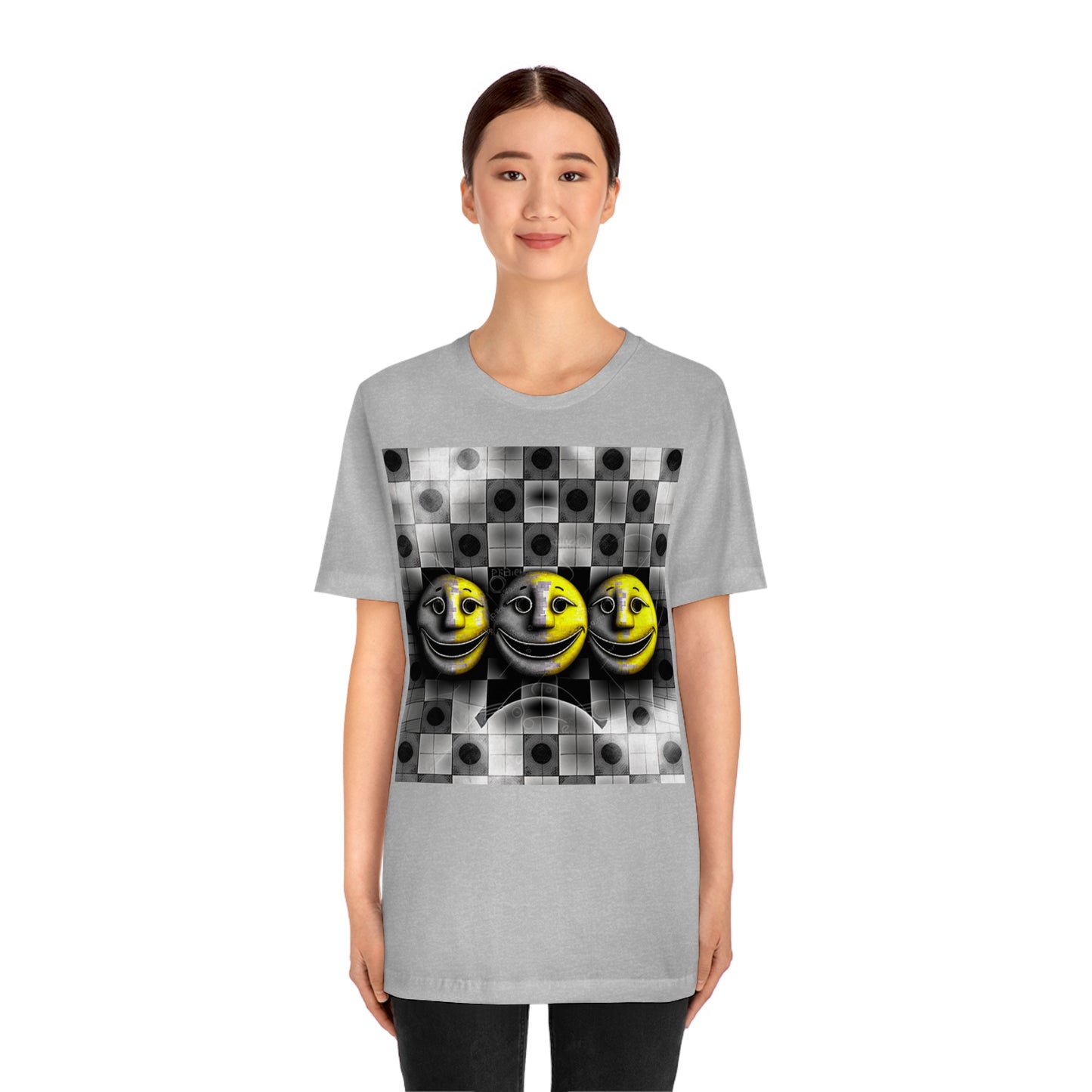 Grunge Smileys | Unisex Jersey Short Sleeve T-Shirt