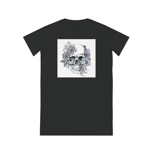 Skull Floral | Spinner T-Shirt Dress