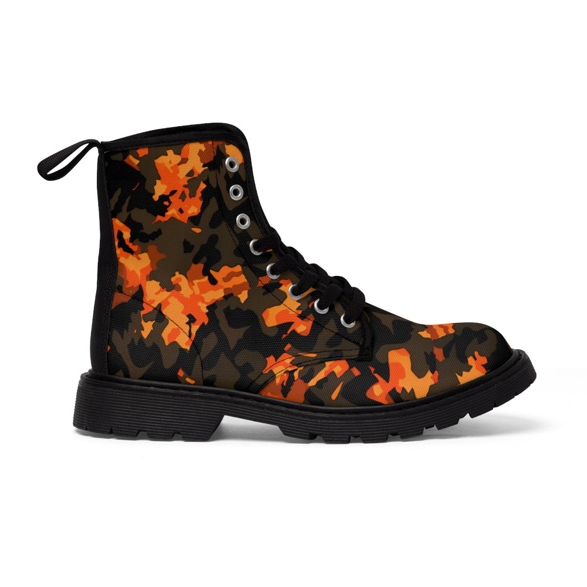 Camouflage Orange - Men's Canvas Boots