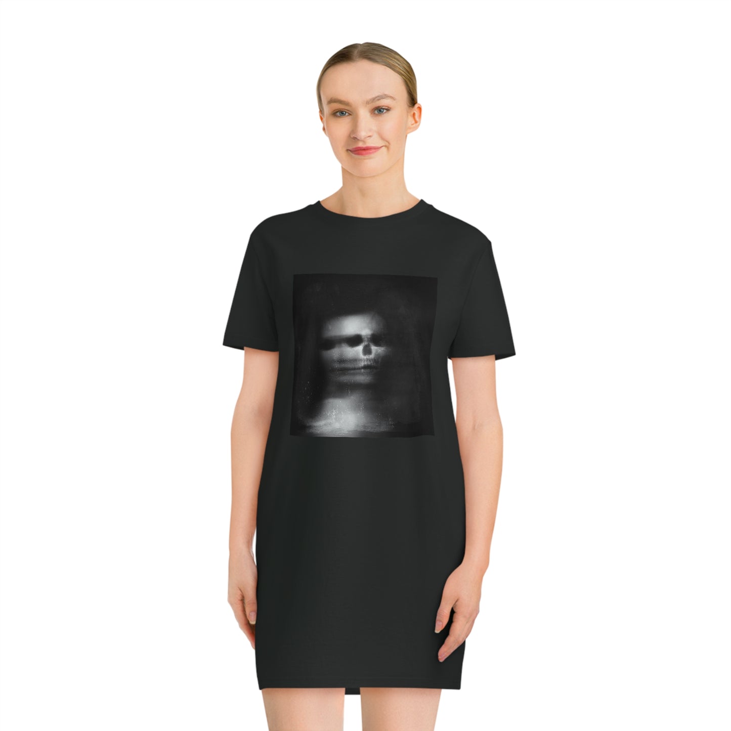 Half Skull Lady | Spinner T-Shirt Dress